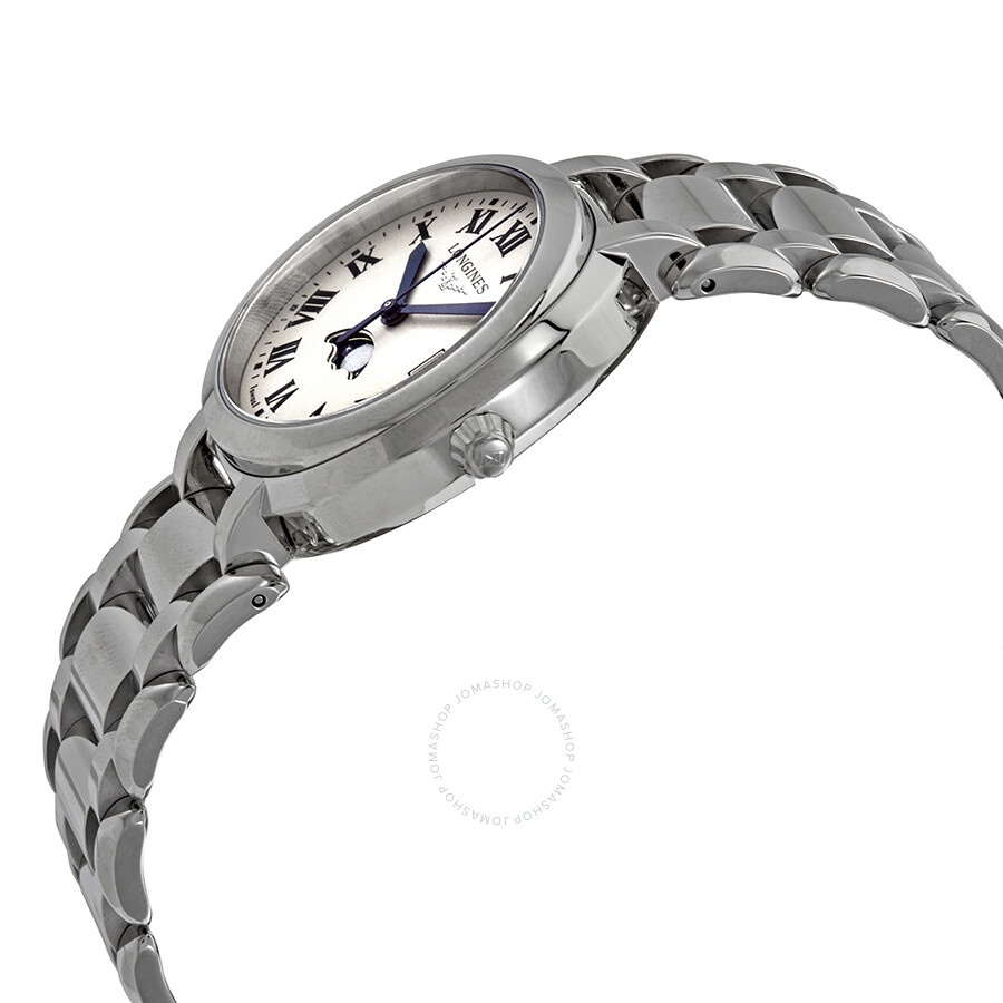 Longines PrimaLuna Quartz Silver Dial Ladies Watch L8.116.4.71.6 - 2