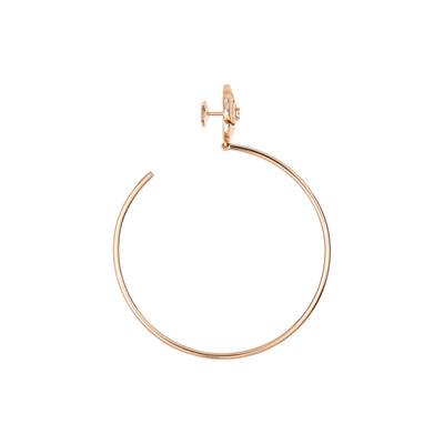 CHANEL Extrait de Camélia hoop earrings outlook