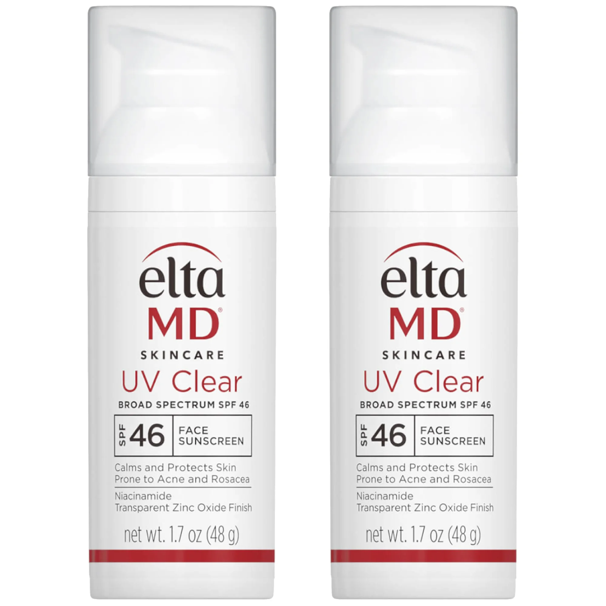 EltaMD Exclusive UV Clear SPF 46 Broad-Spectrum Duo ($90 Value) - 1