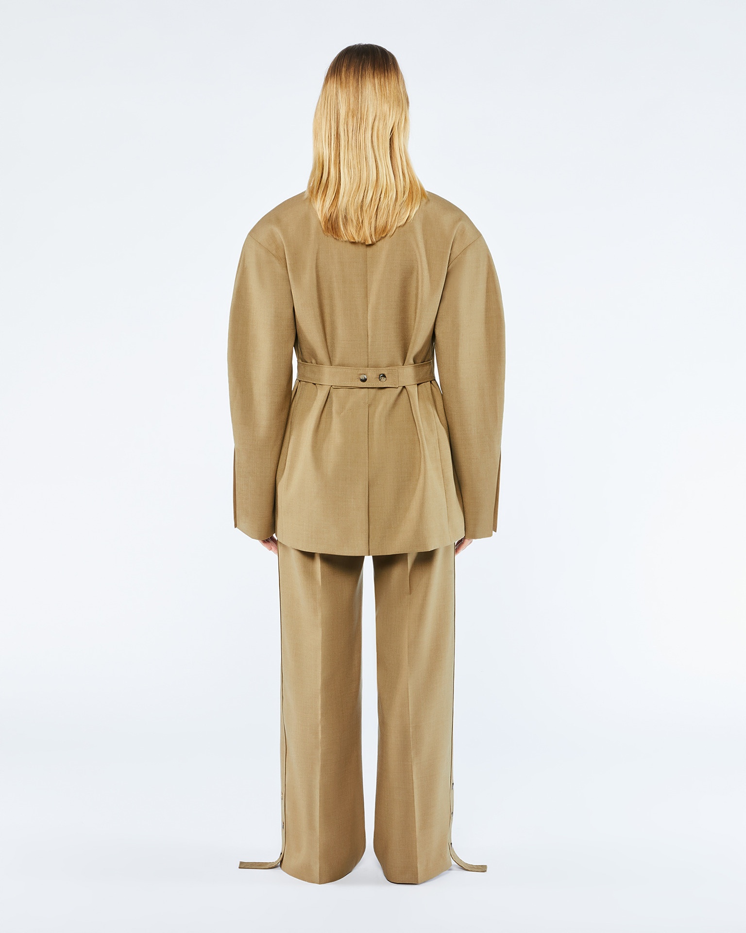 MERRIT - Wool-blend blazer - Taupe - 3