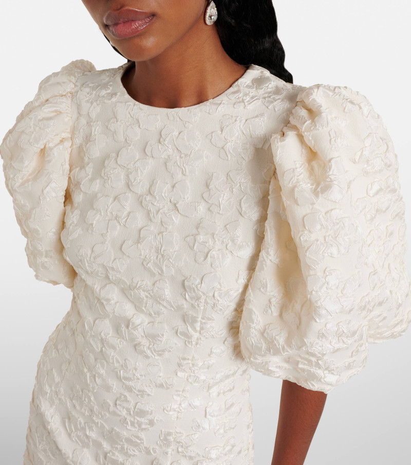Bridal jacquard minidress 4