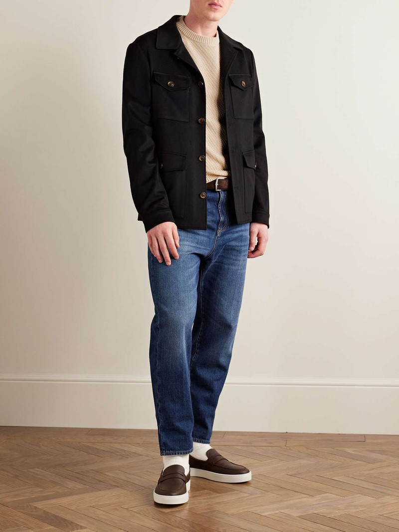 Canali Textured-Cotton Sweater outlook