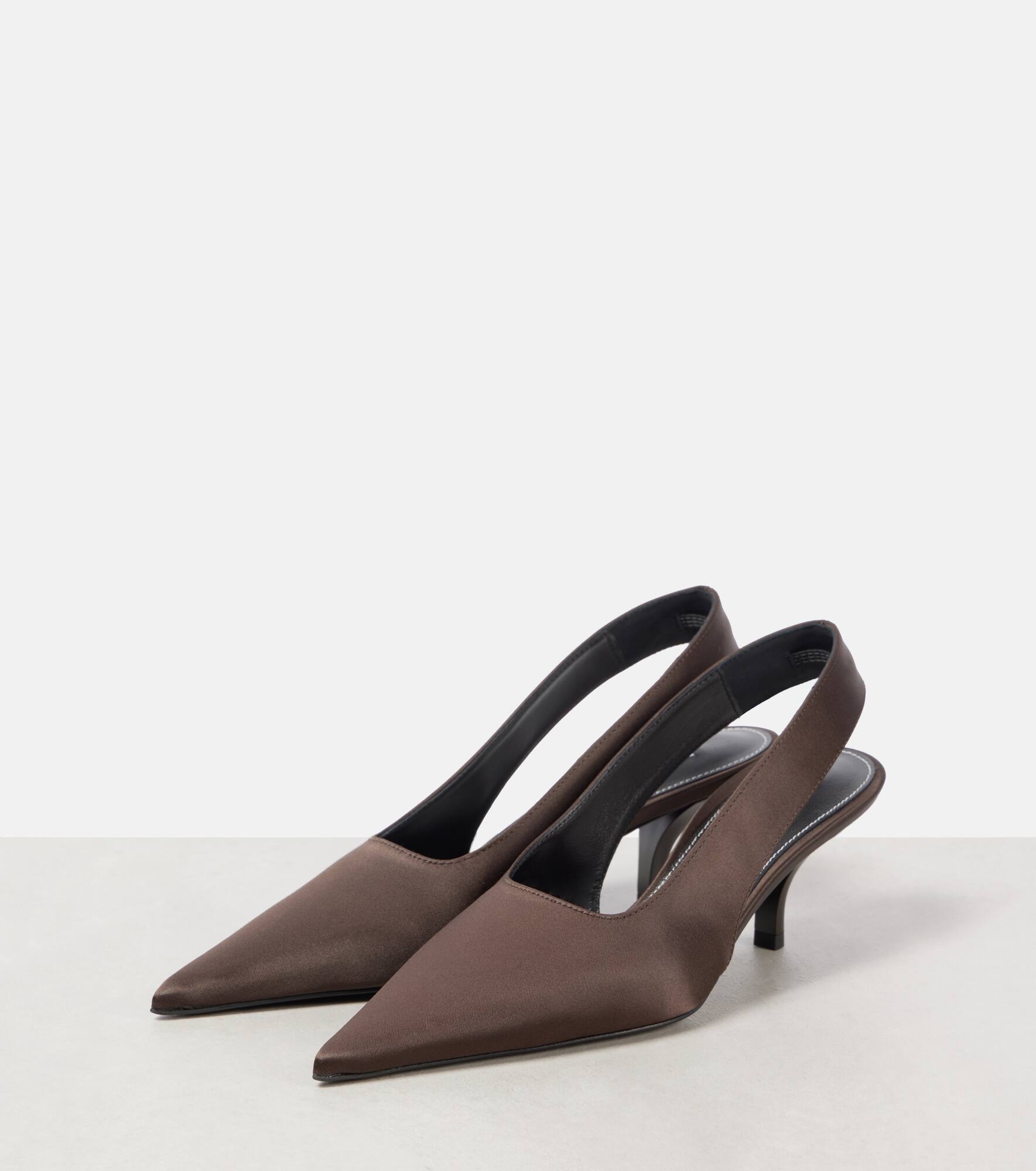 Classic 55 satin slingback pumps - 4