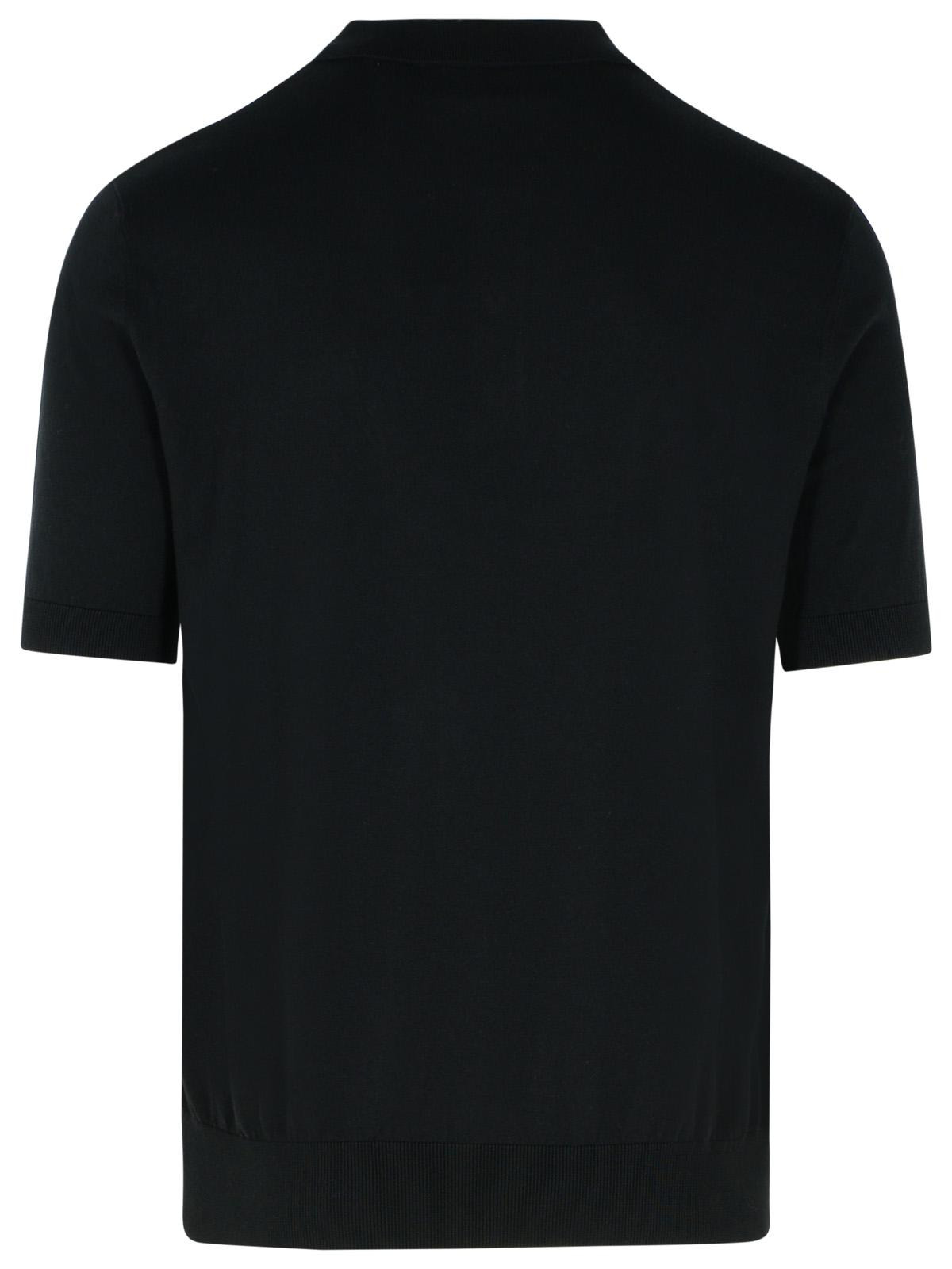Dsquared2 Black Cotton Polo Shirt Men - 3
