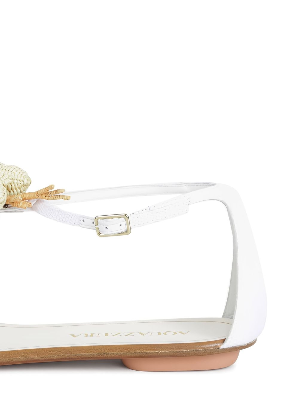 raffia sea-creature sandals - 5
