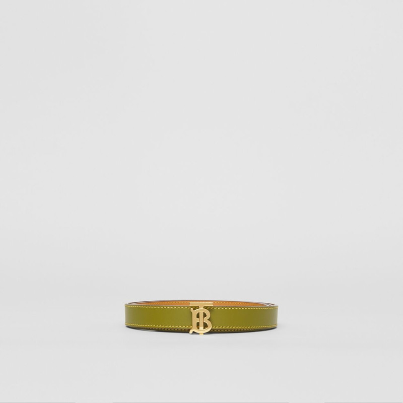 Reversible Monogram Motif Leather Belt 4