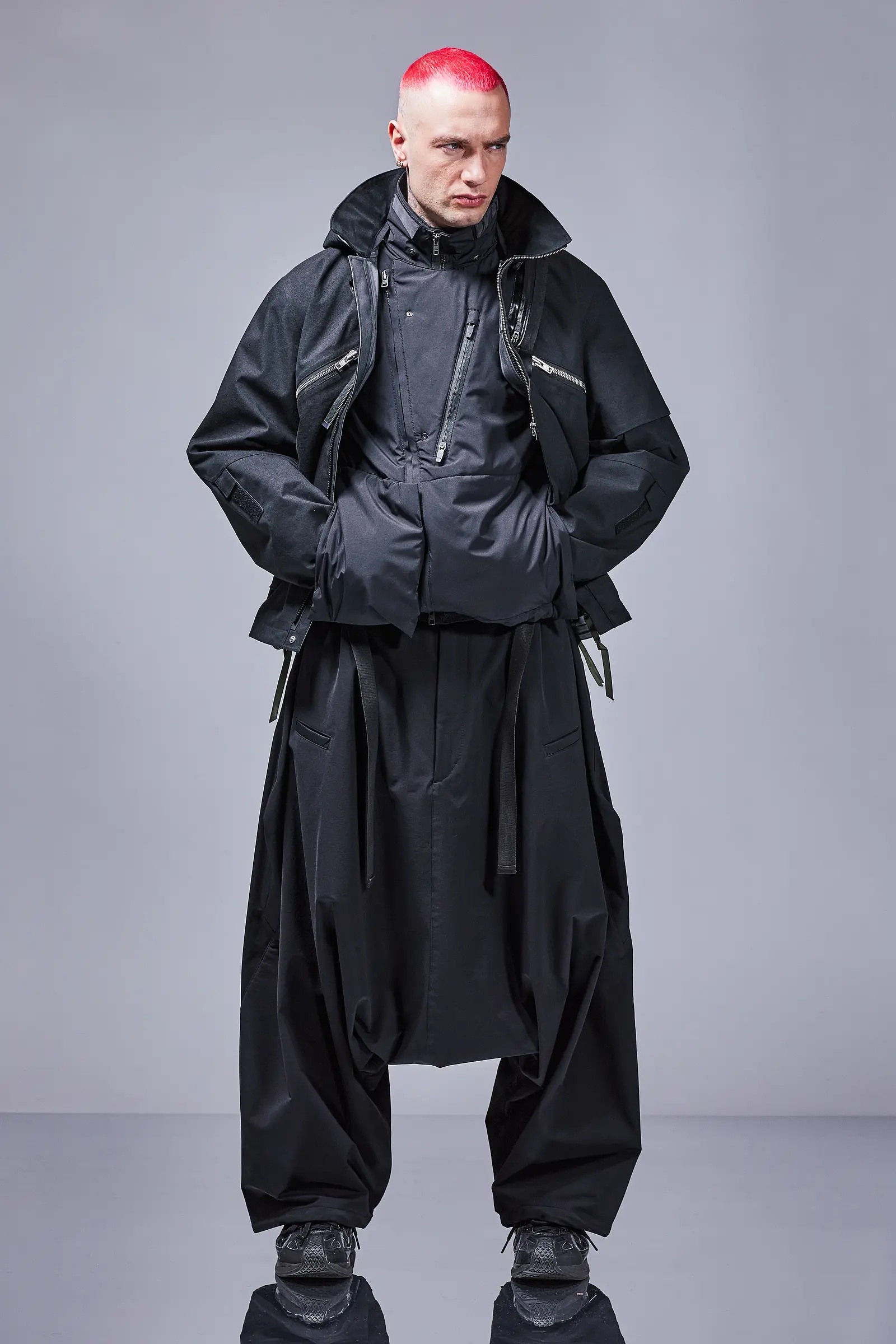 J1WB-BQ 3L Interops Jacket Black - 60