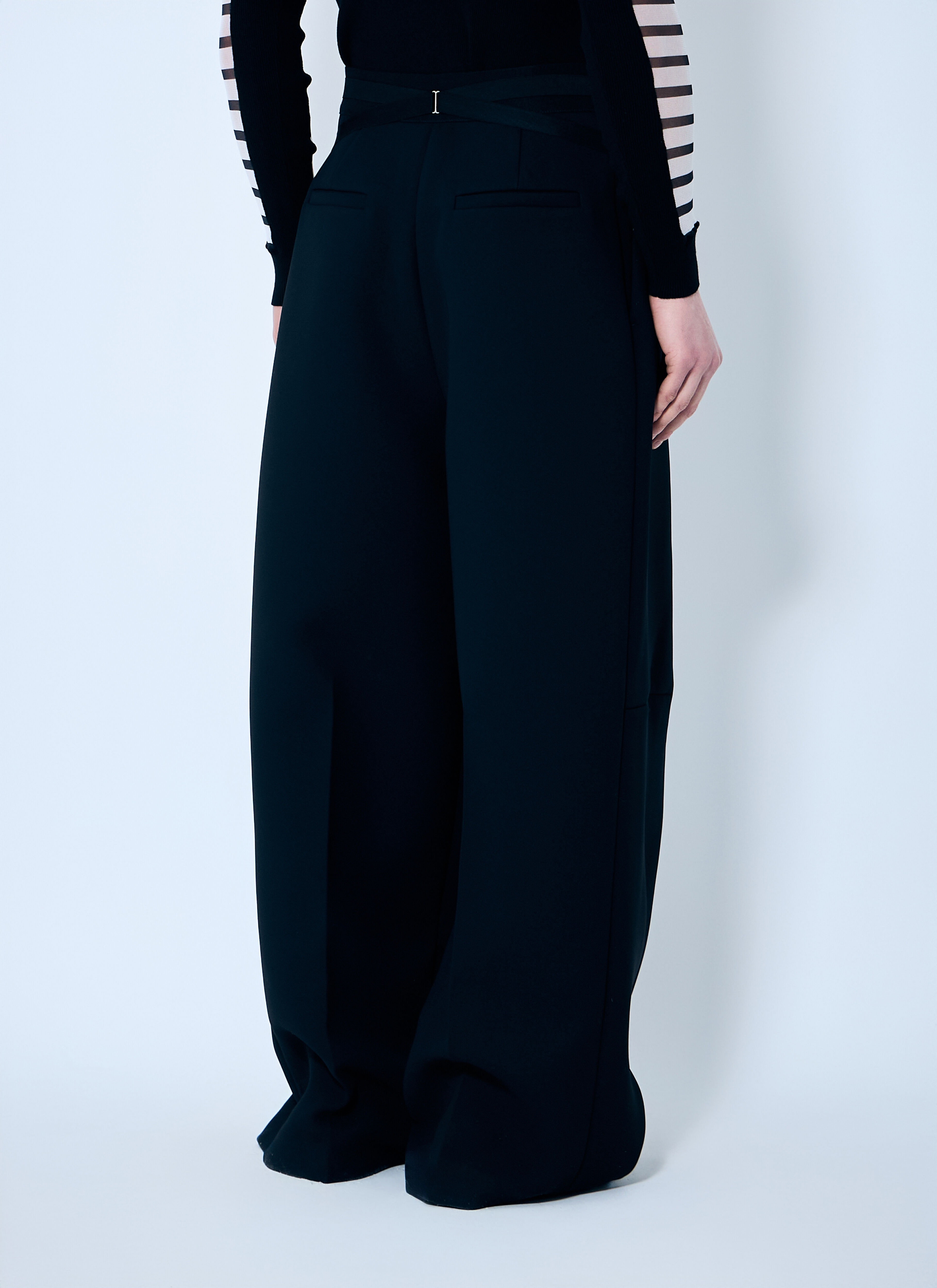 Crepe Bonded Pants - 3