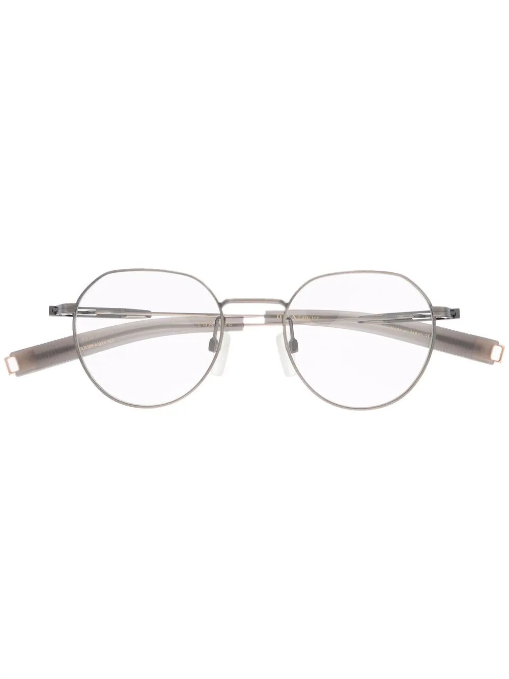 metallic round glasses - 1