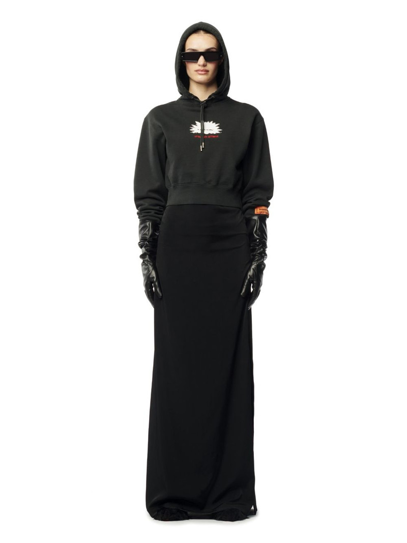 Heron Preston Hp Museum Crop Hoodie outlook