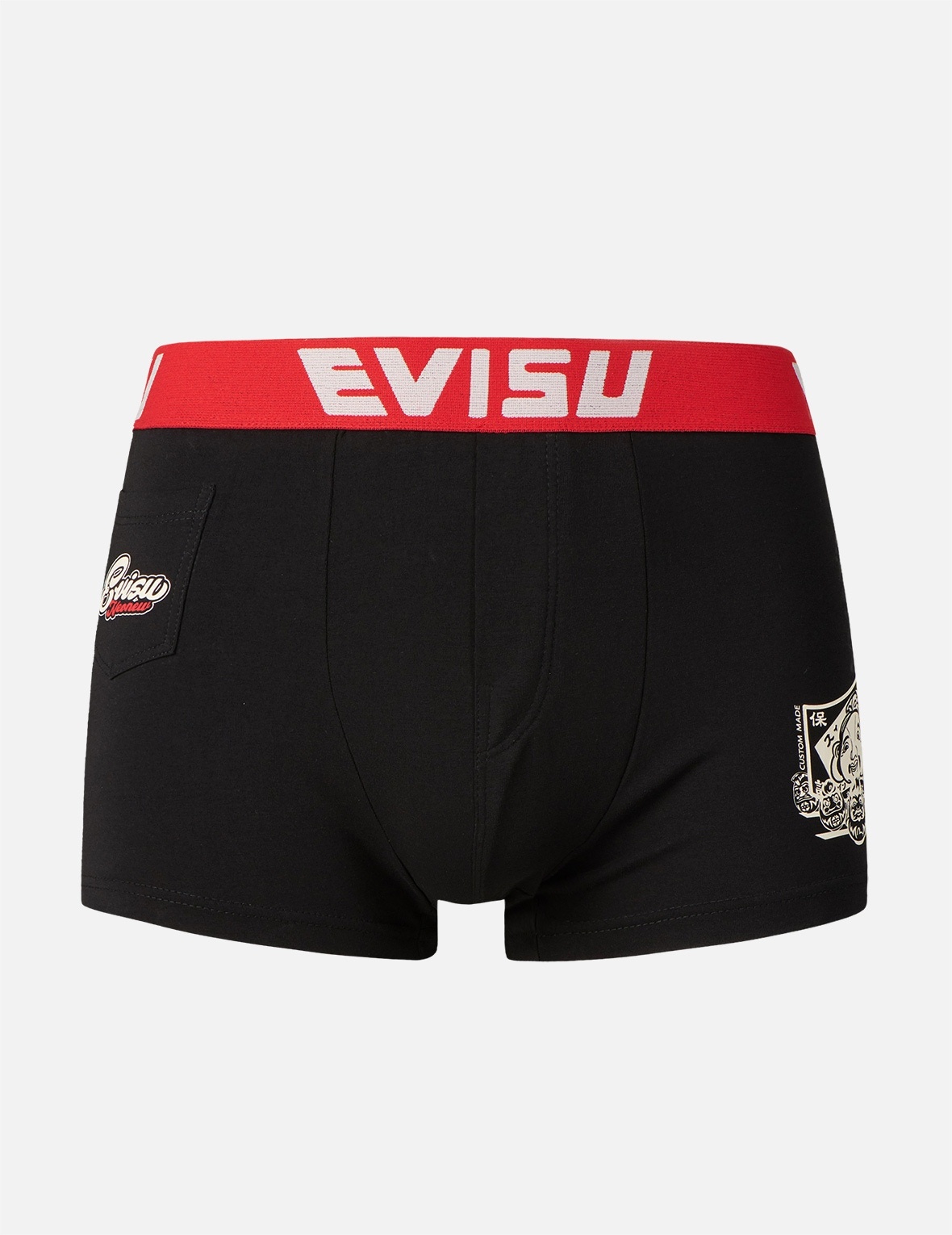 DARUMA-PATTERN LOGO PRINT TRUNKS - 2