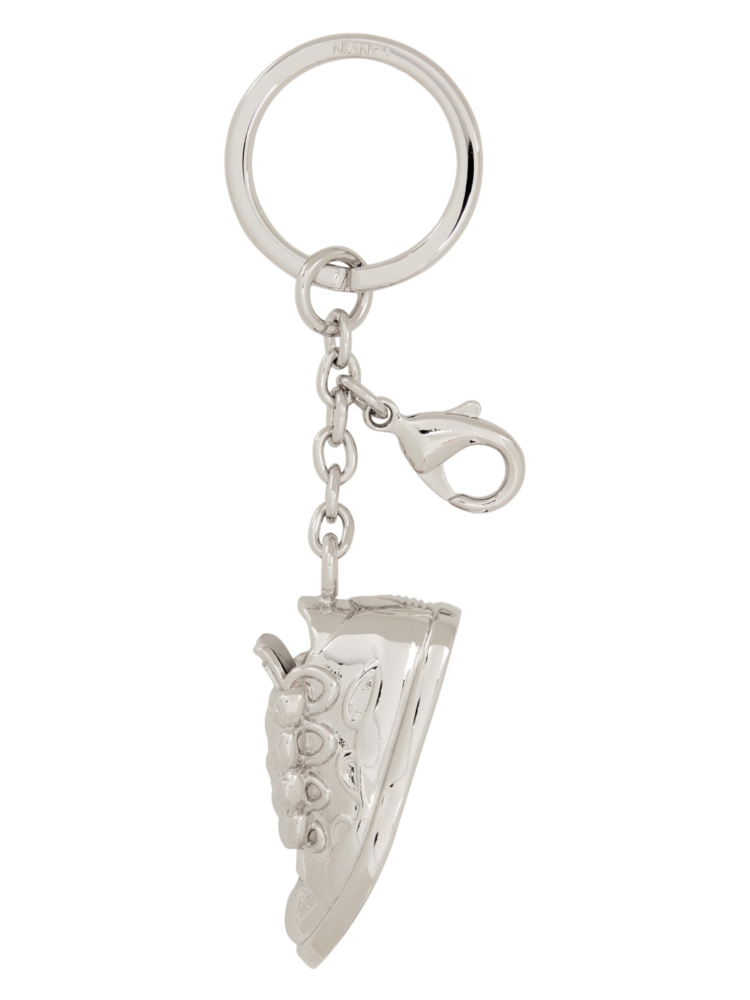 Silver Curb Sneakers Key Chain - 2