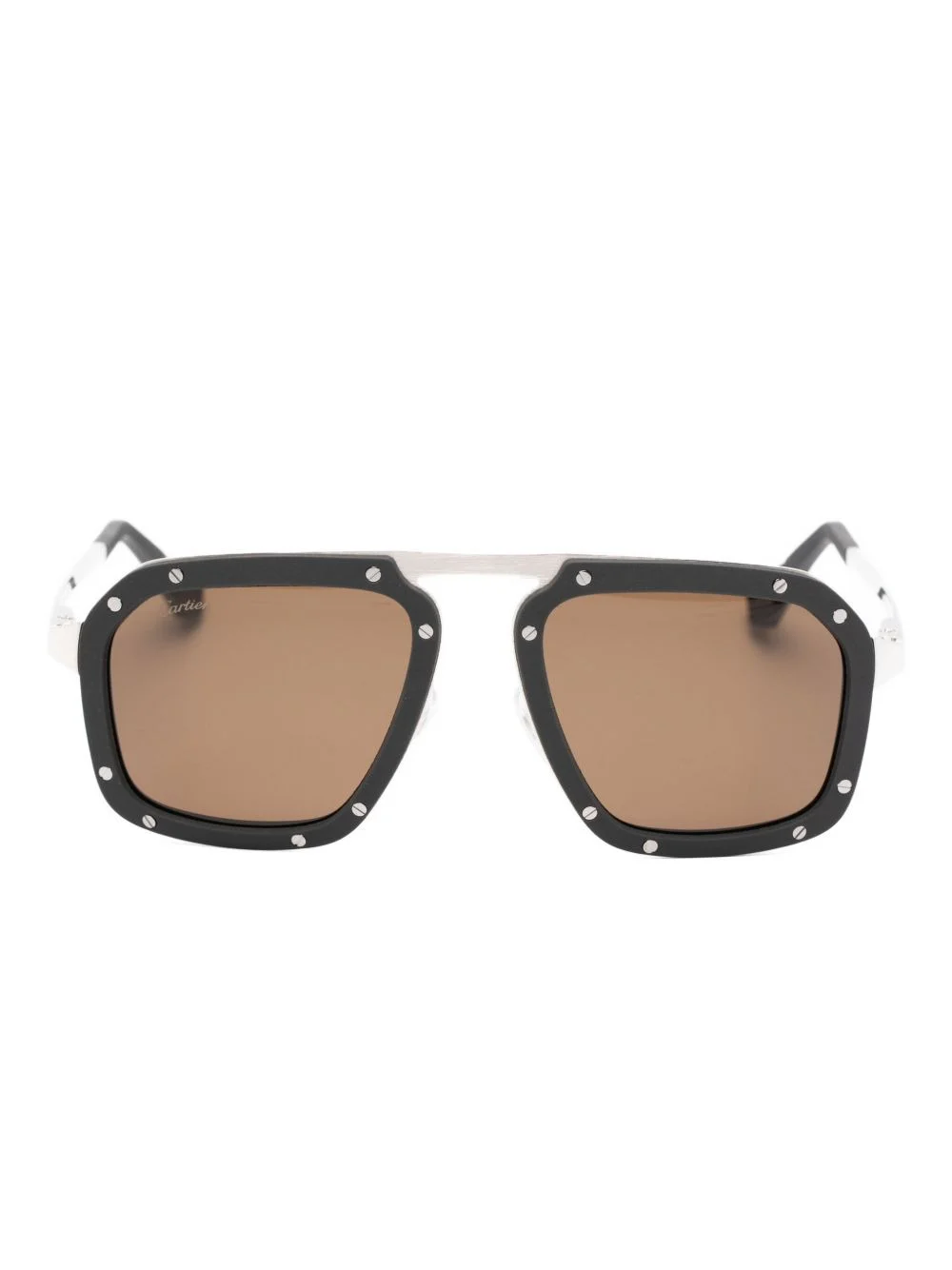 square-frame sunglasses - 1