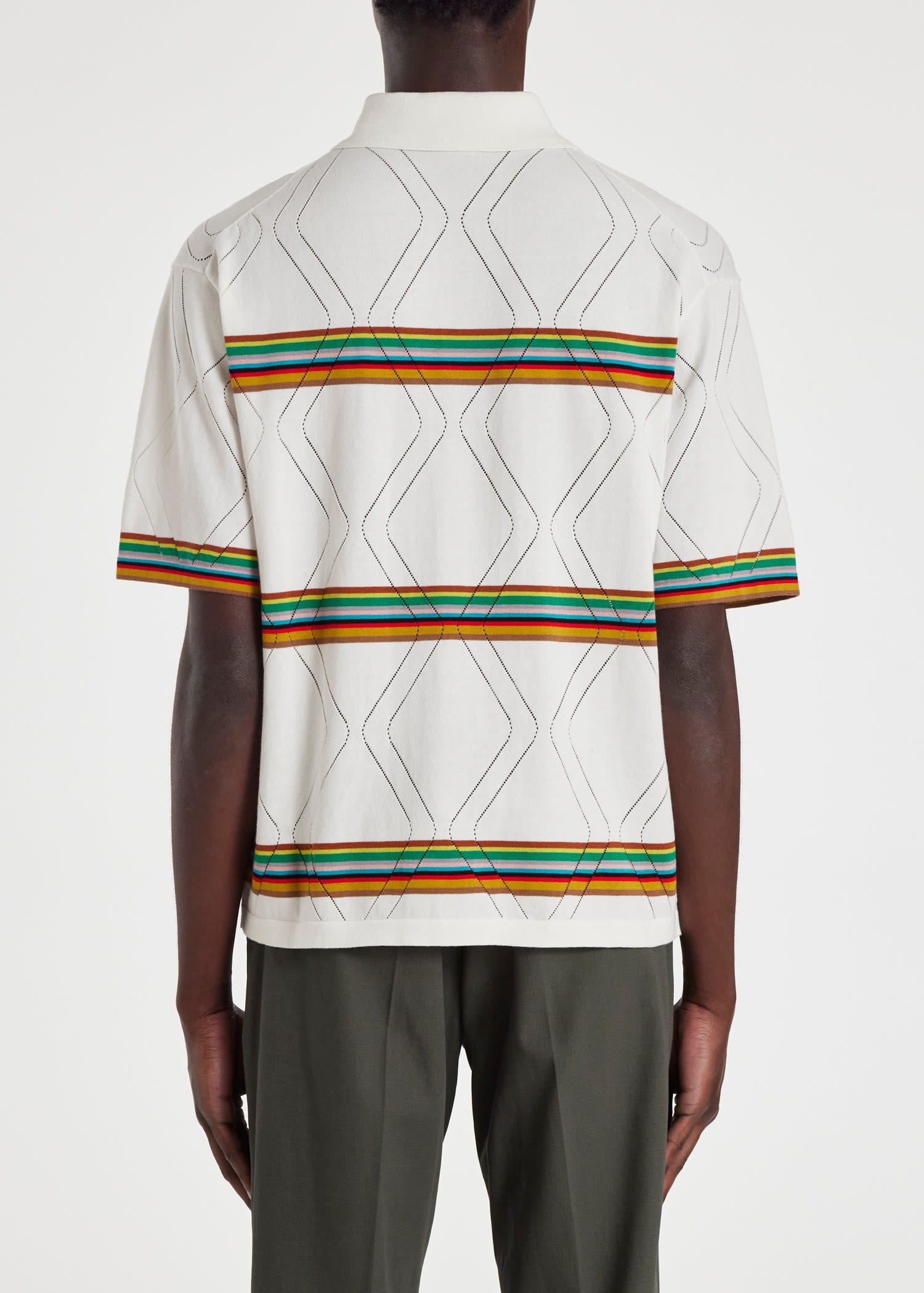 'Signature Stripe' Knitted Shirt - 4