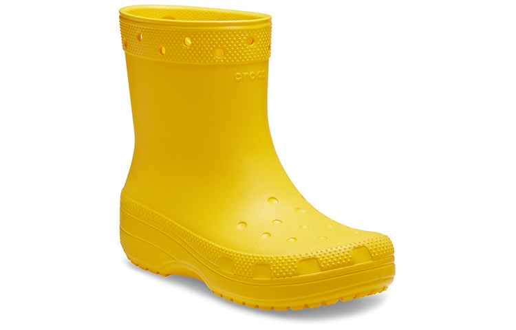 (WMNS) Crocs Classic Boots 'Yellow' 208363-75Y - 3