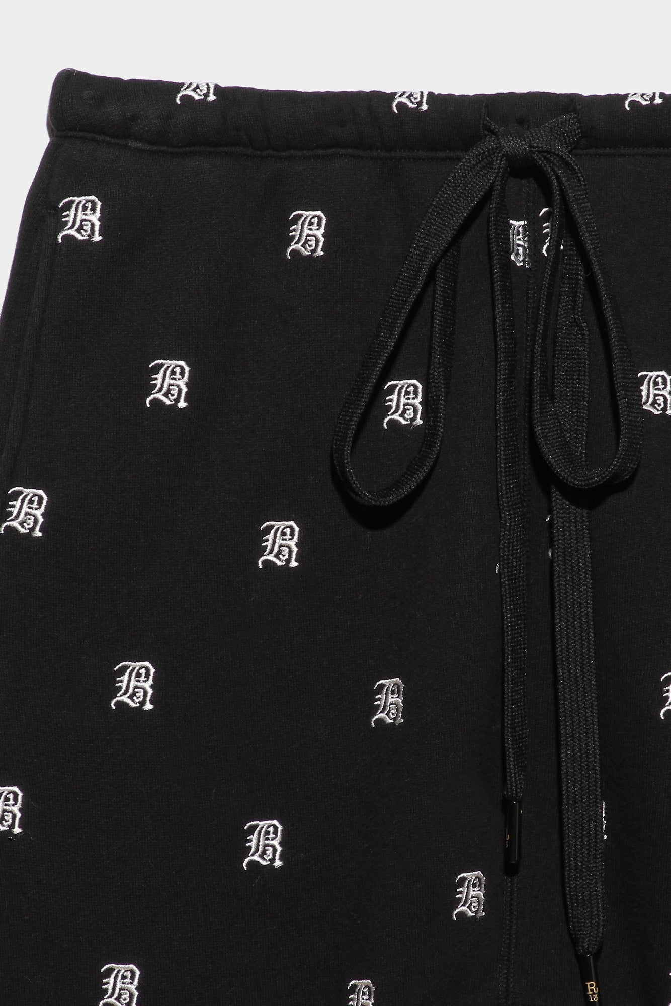 R13 ALLOVER SWEATPANTS - BLACK - 4
