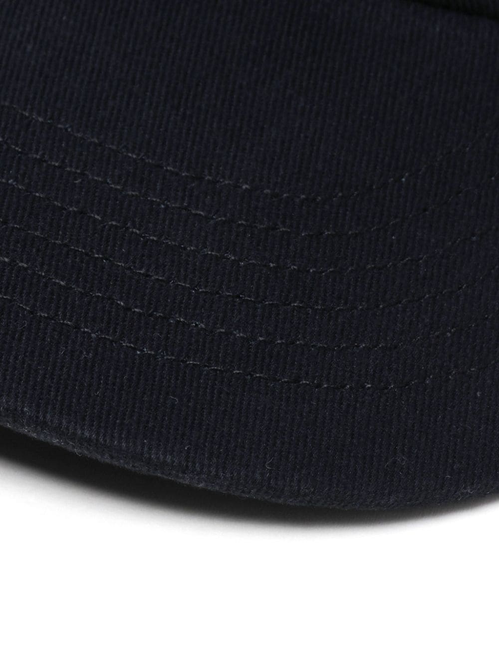 logo-embroidered cotton cap - 5