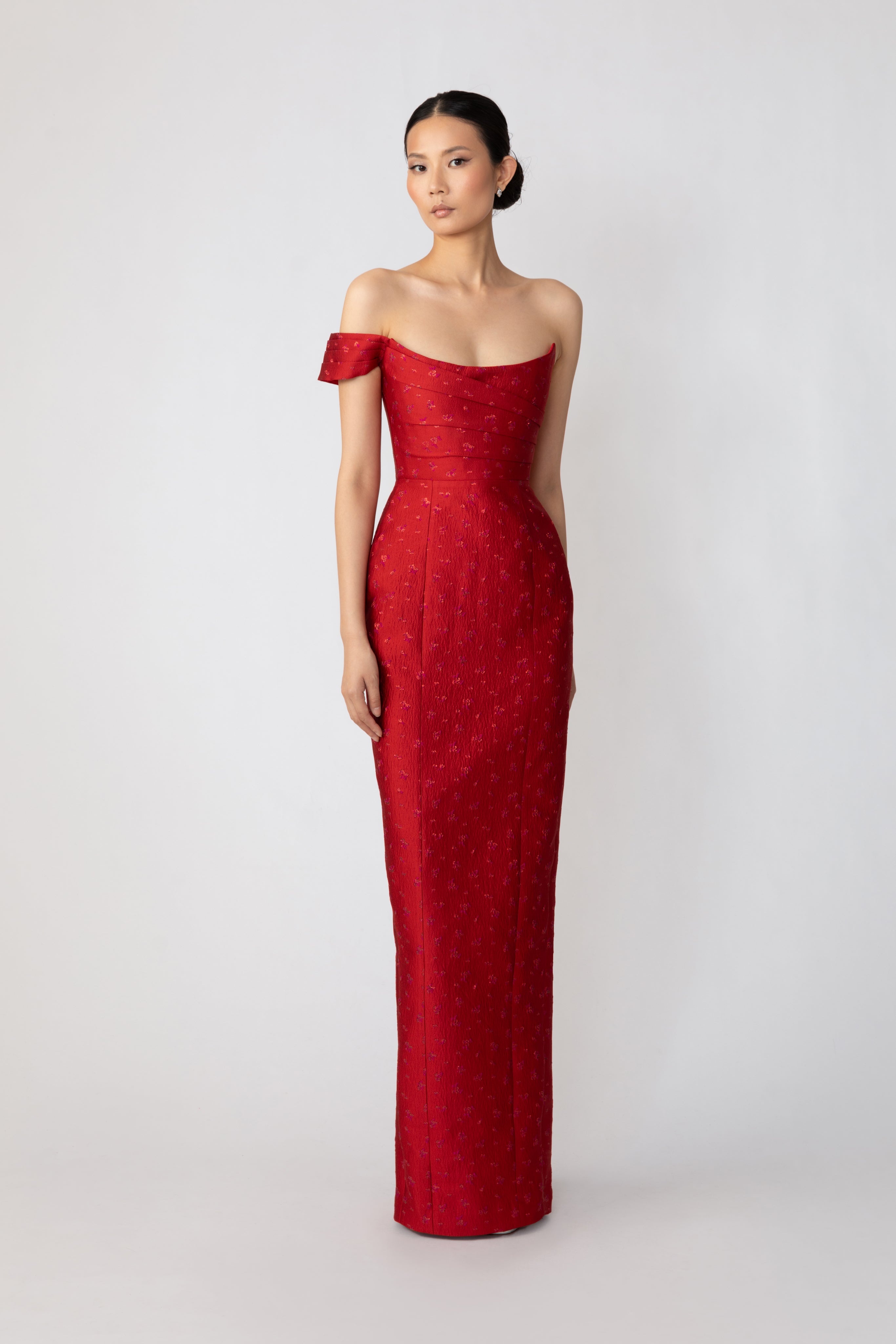 JACKSON JACQUARD GOWN - 3