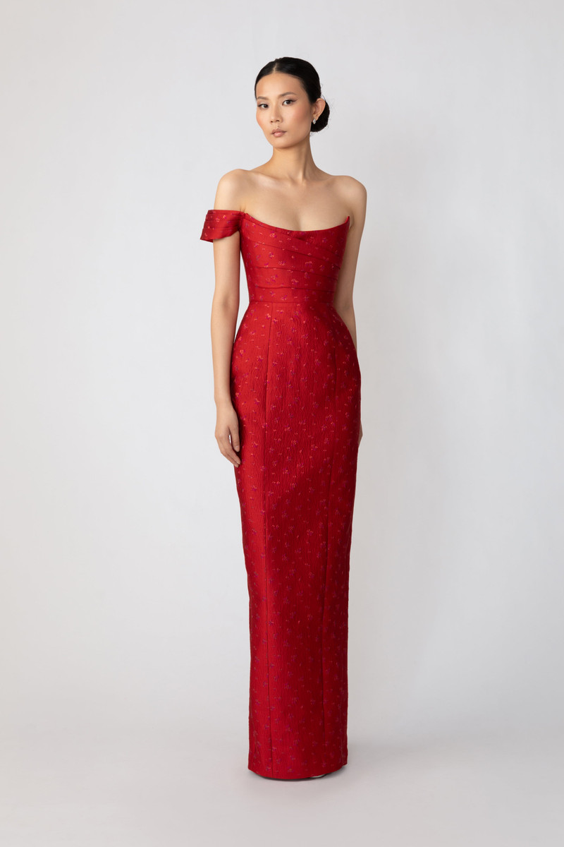 JACKSON JACQUARD GOWN 3