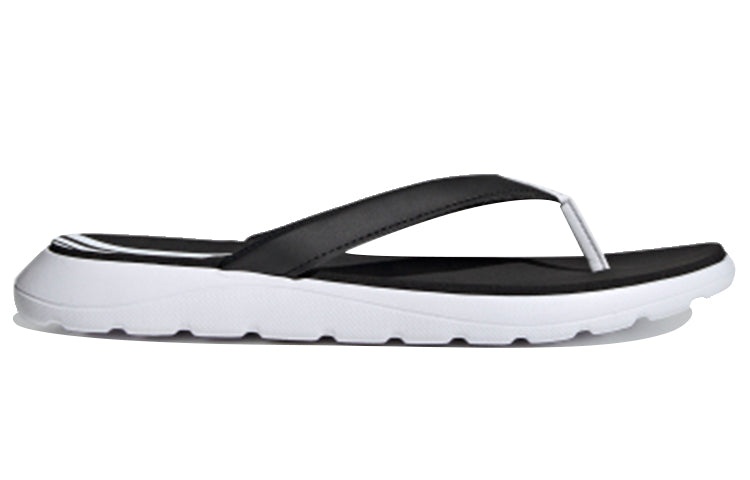 (WMNS) adidas Comfort Flip Flop 'White Black' FY8656 - 2