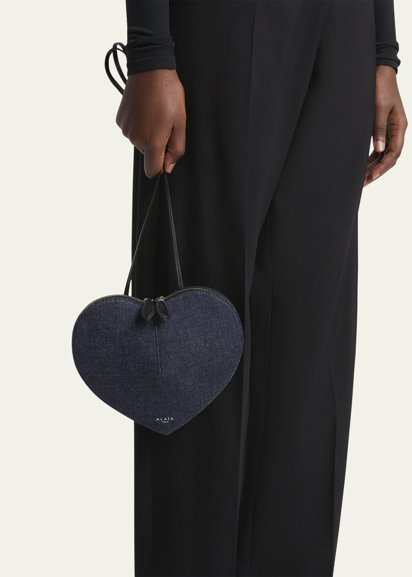 Le Coeur Crossbody Bag in Denim - 2
