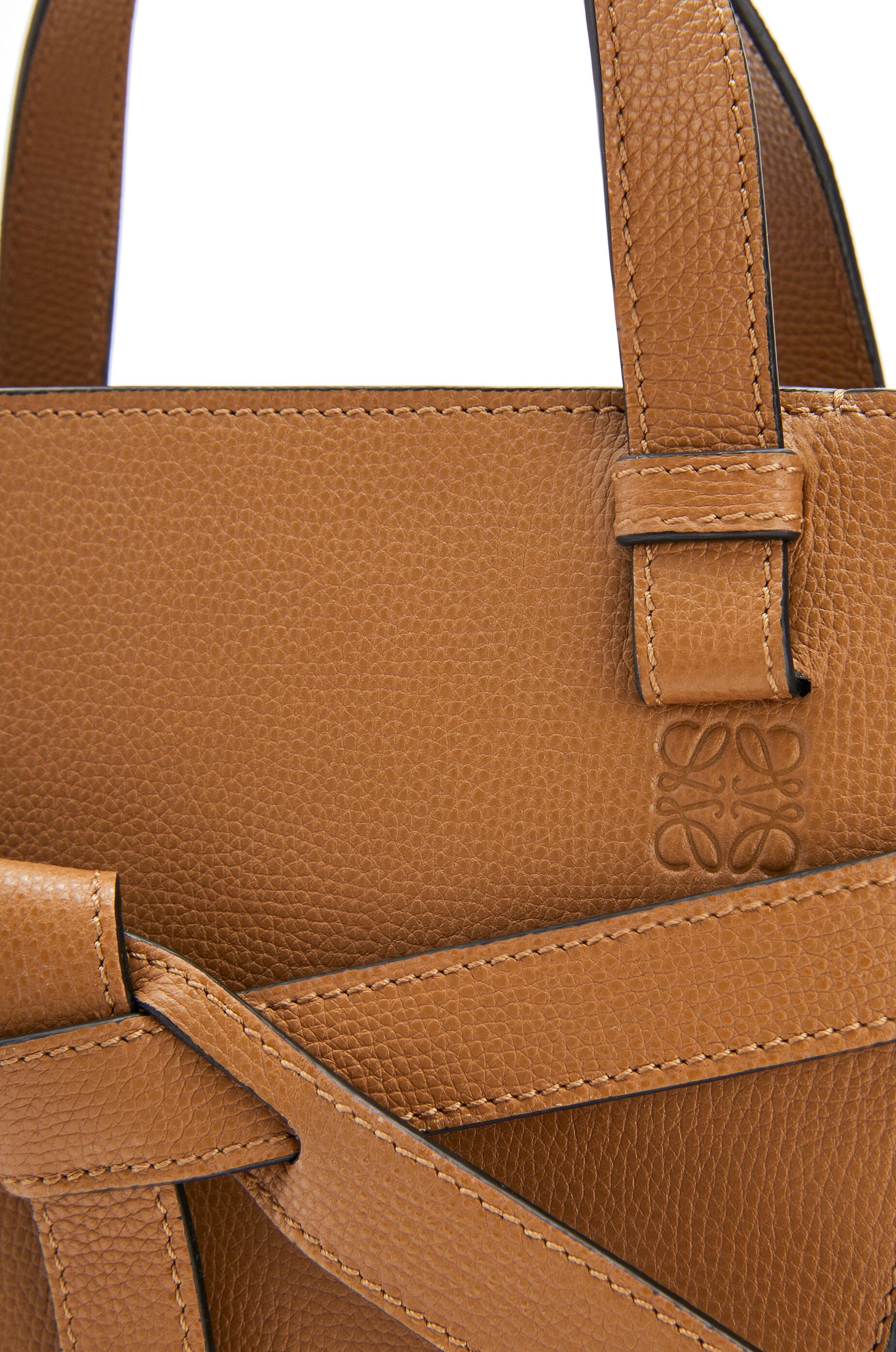 Mini Gate top handle bag in pebble grain calfskin - 7