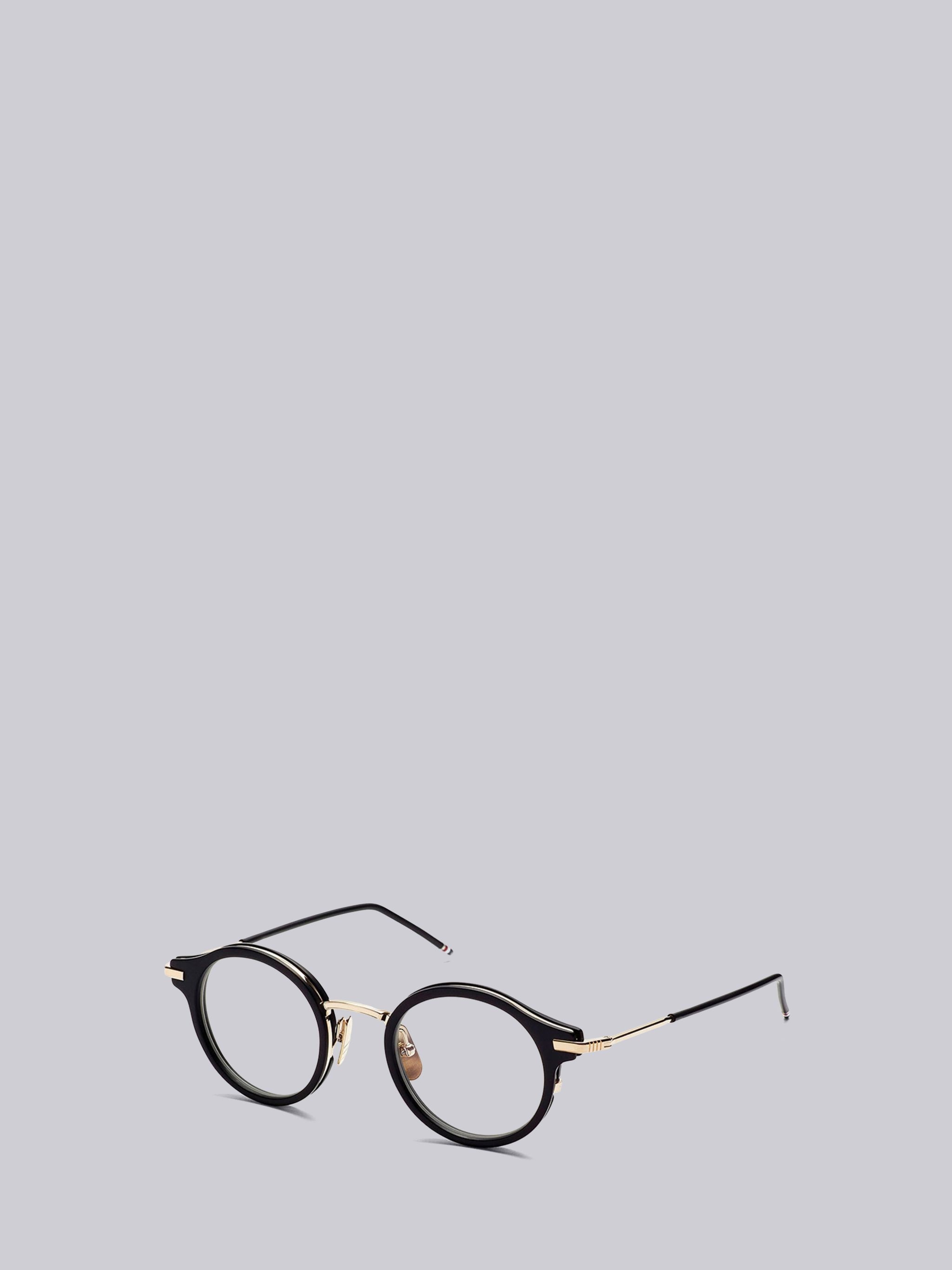 Round Black Optical Glasses - 1