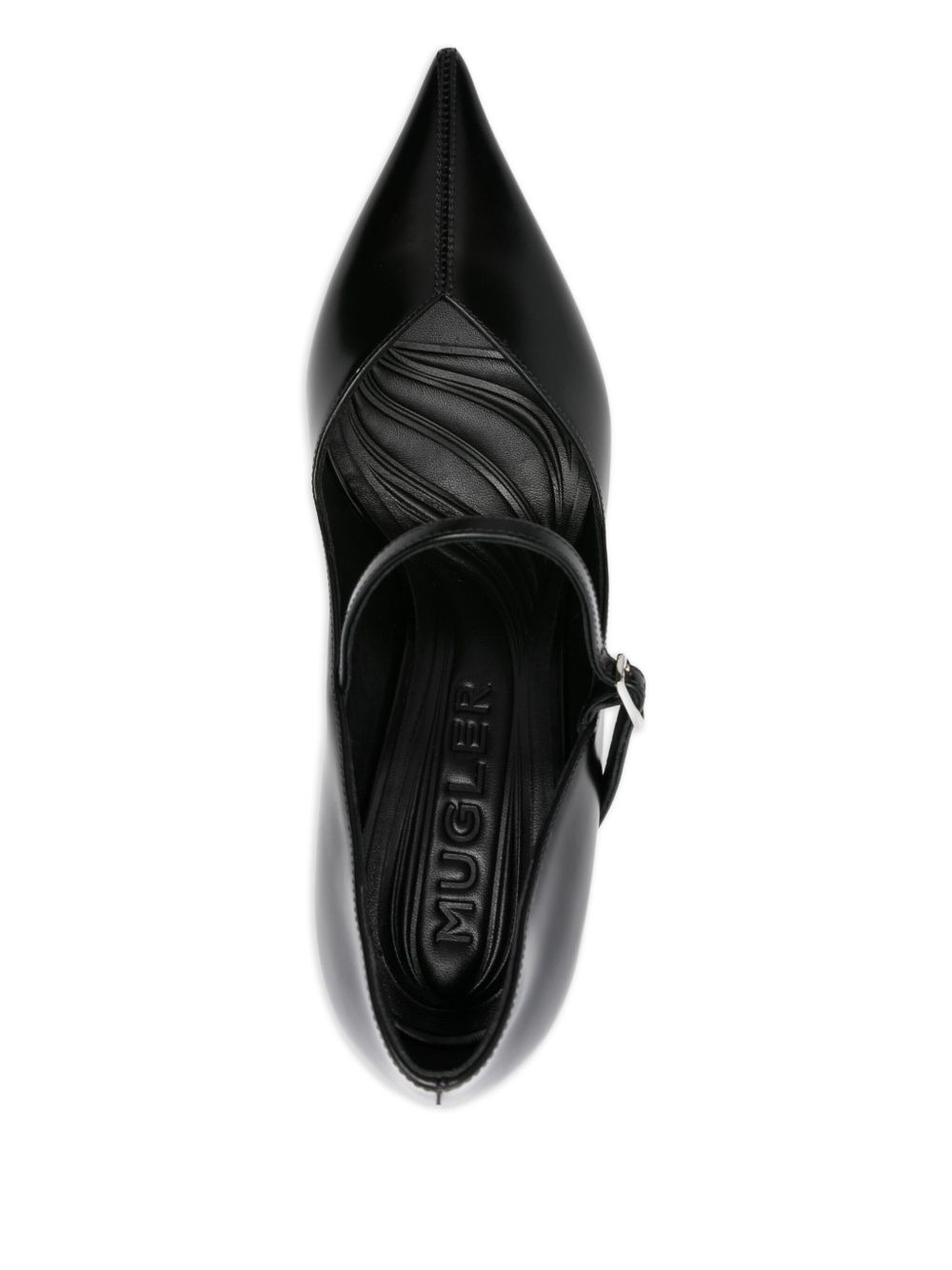 100mm pointed-toe ankle-strap pumps - 4
