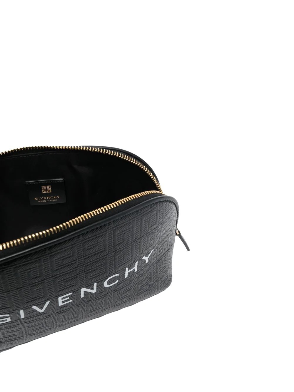 4G-embossed make up bag - 4