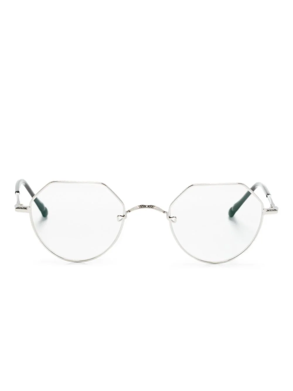 geometric-frame glasses - 1