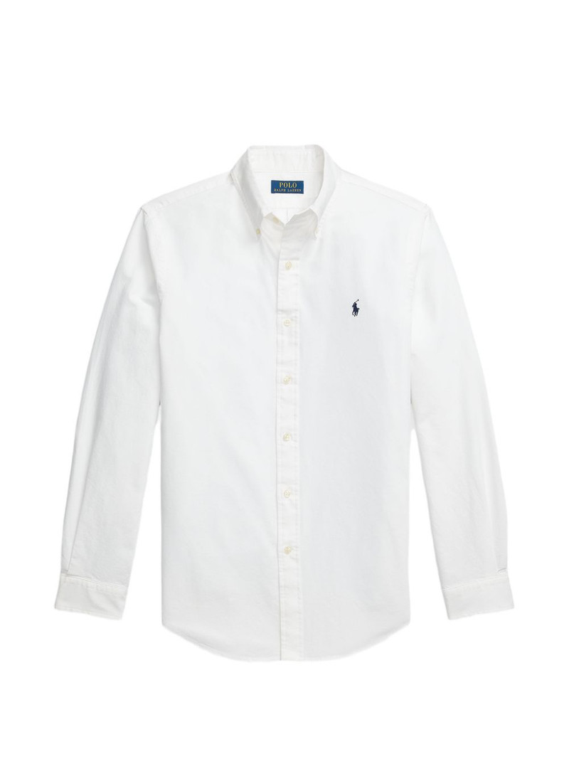 embroidered-logo shirt 1