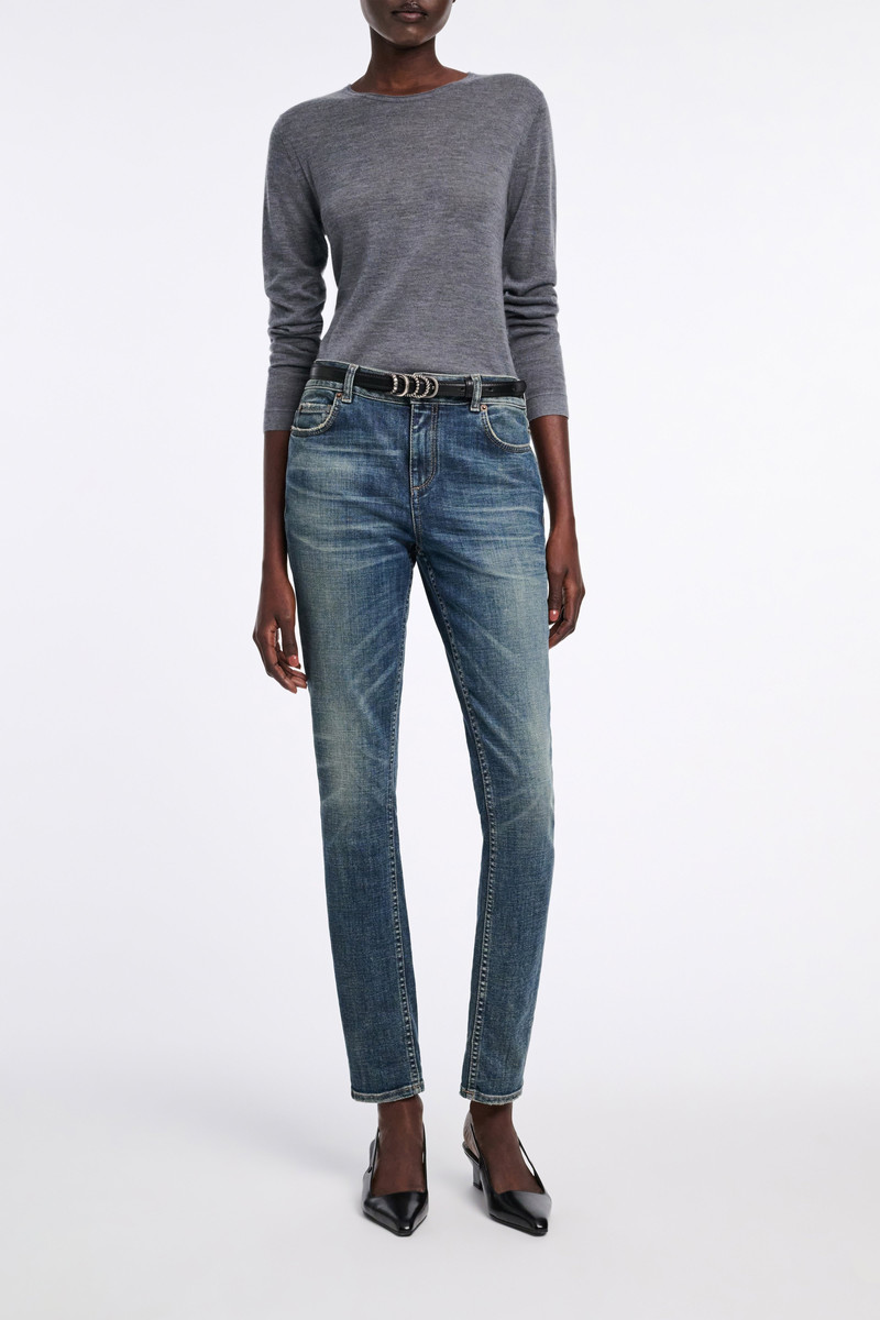 DOROTHEE SCHUMACHER BODYCON LUXURY o-neck outlook