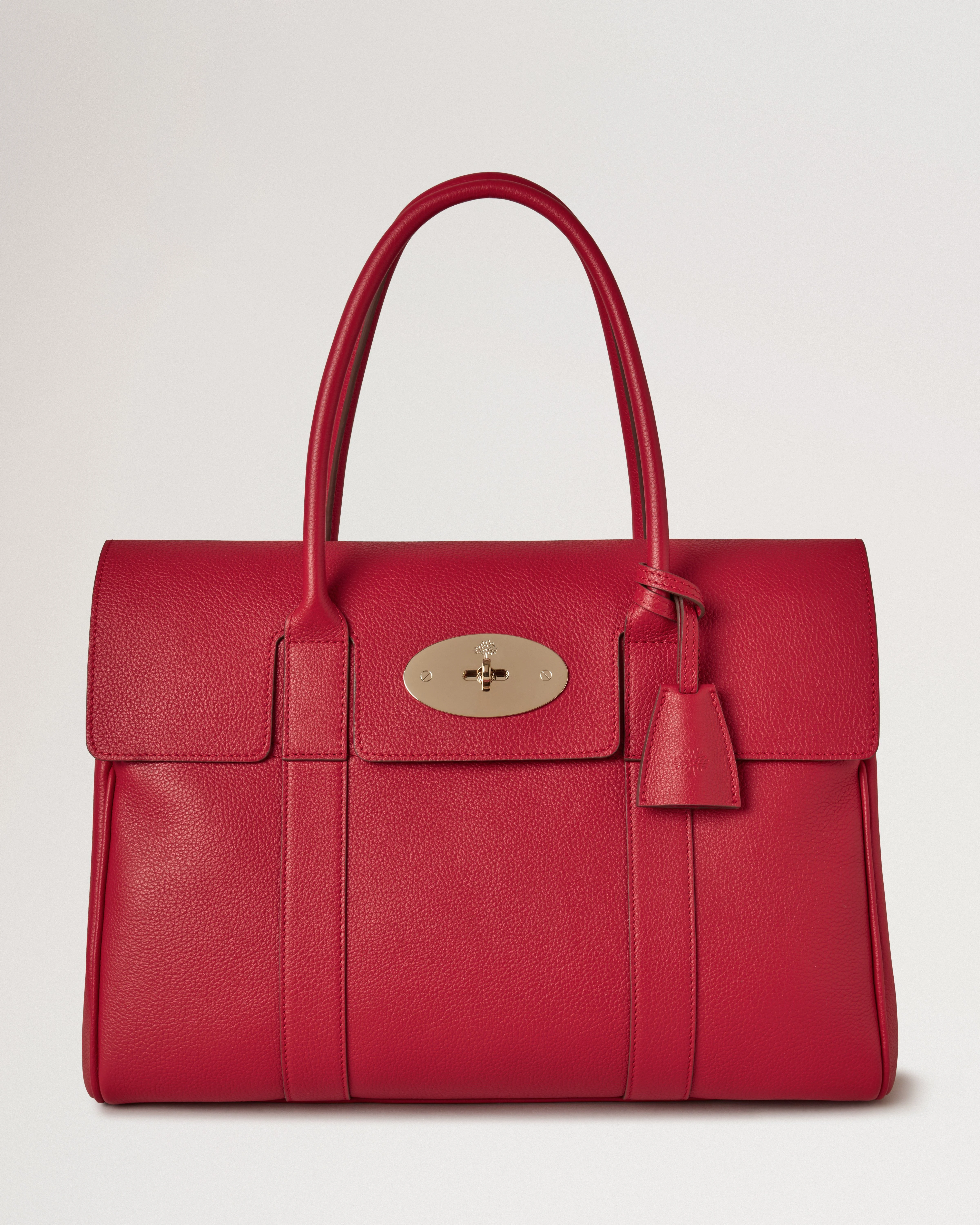 Bayswater Scarlet Red Small Classic Grain - 1