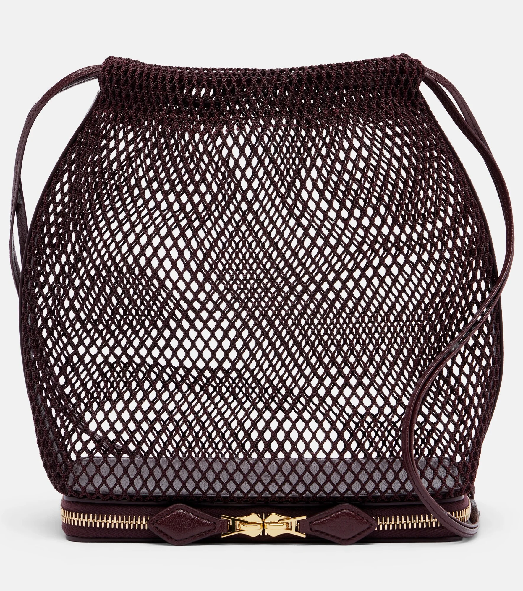 Le Pochon fishnet bucket bag - 1