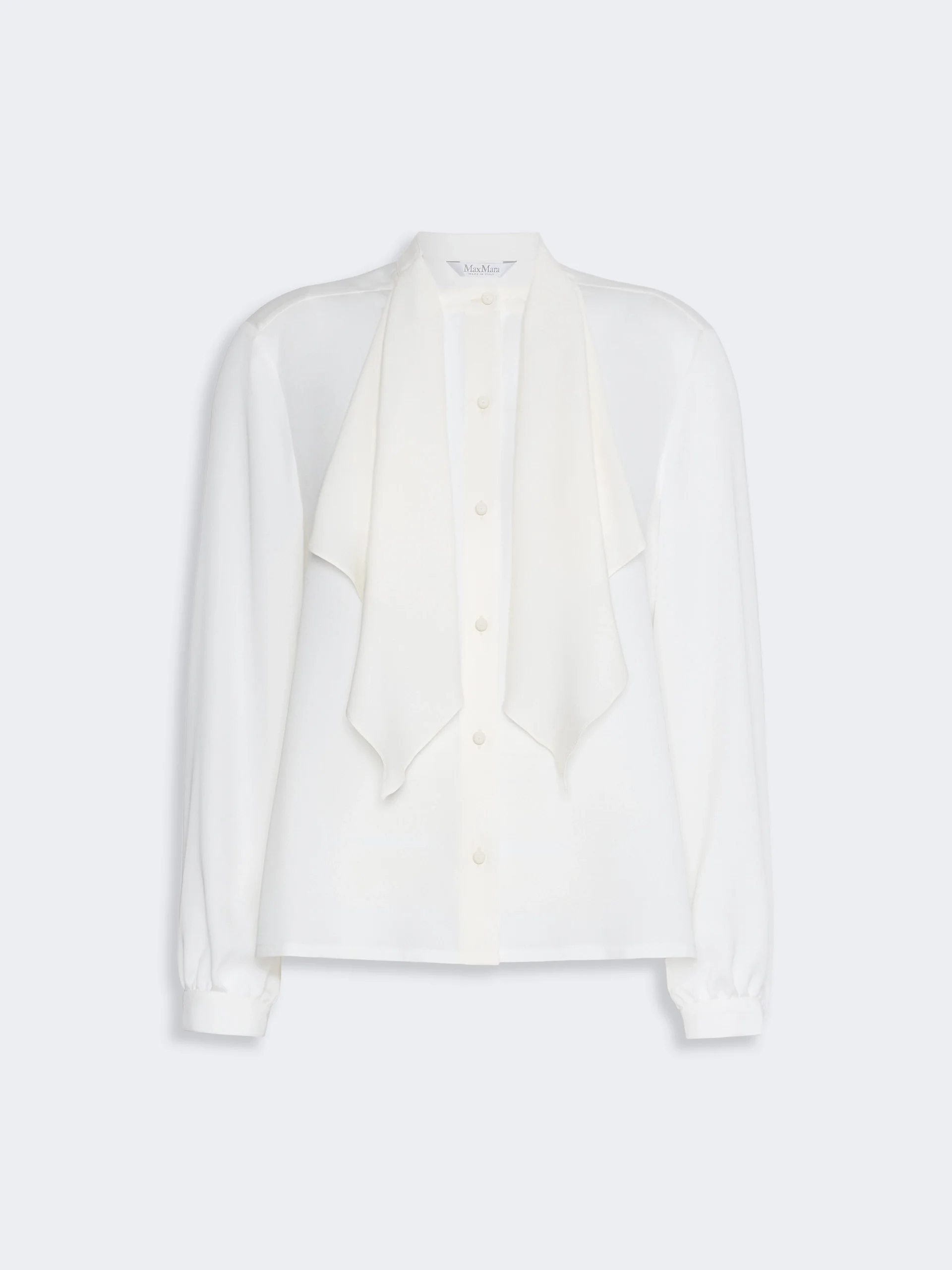 LECCIO Ruffled silk charmeuse shirt - SILK - 1