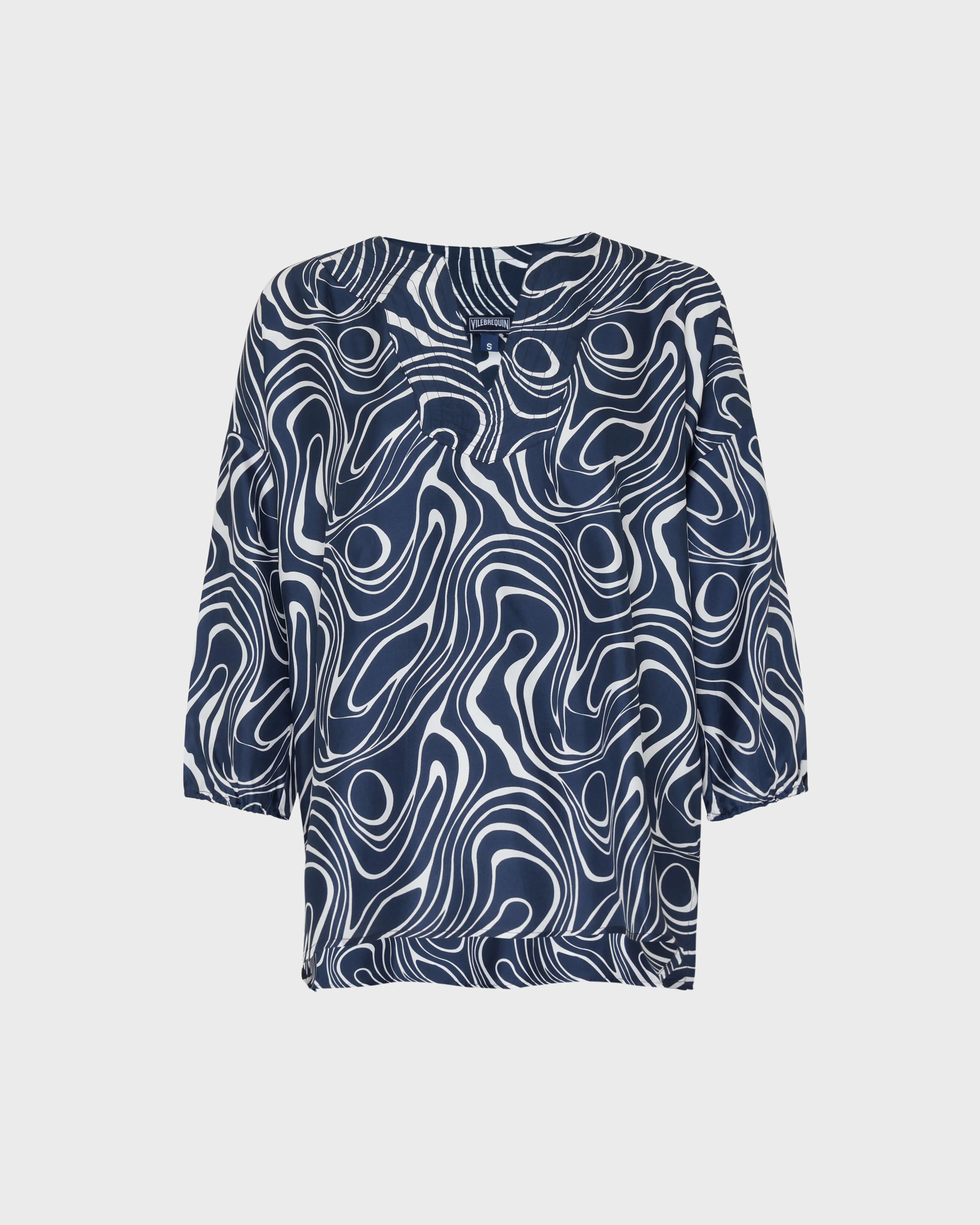 WOMEN SILK SHIRT WAVES - 1