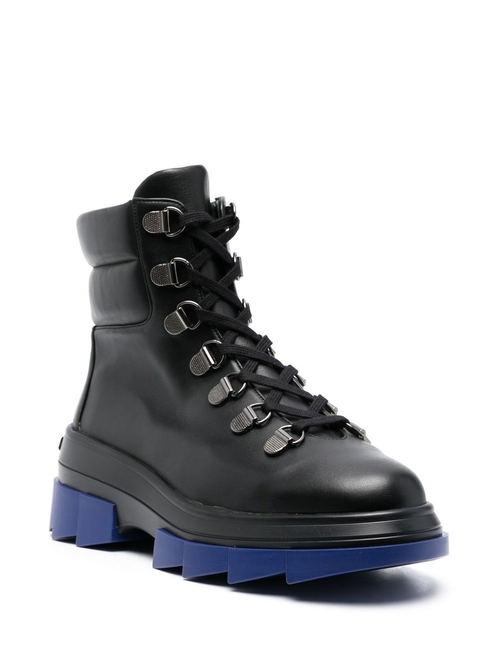 lace-up leather boots - 2