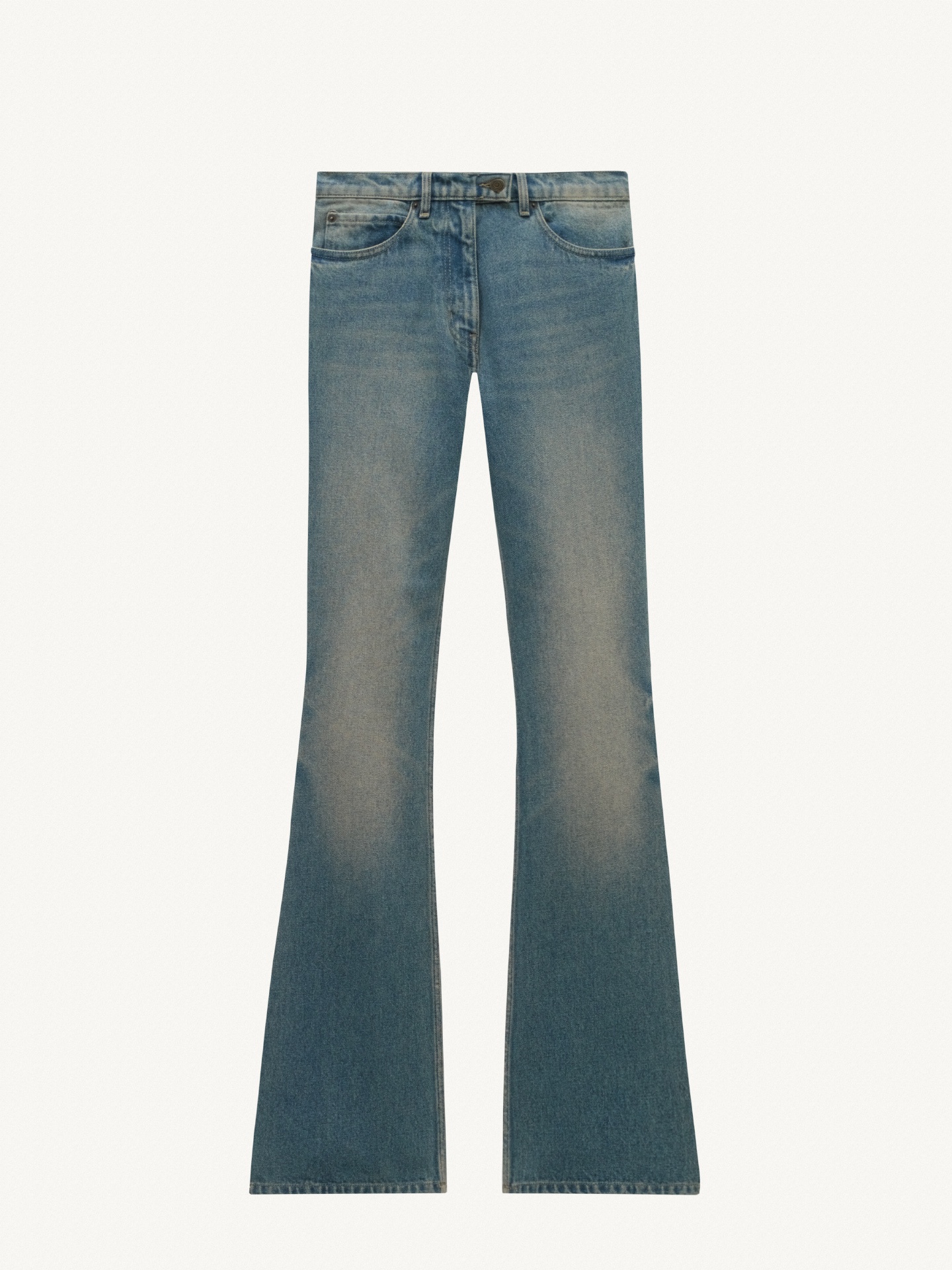 5 POCKET DENIM BOOTCUT TROUSERS - 1
