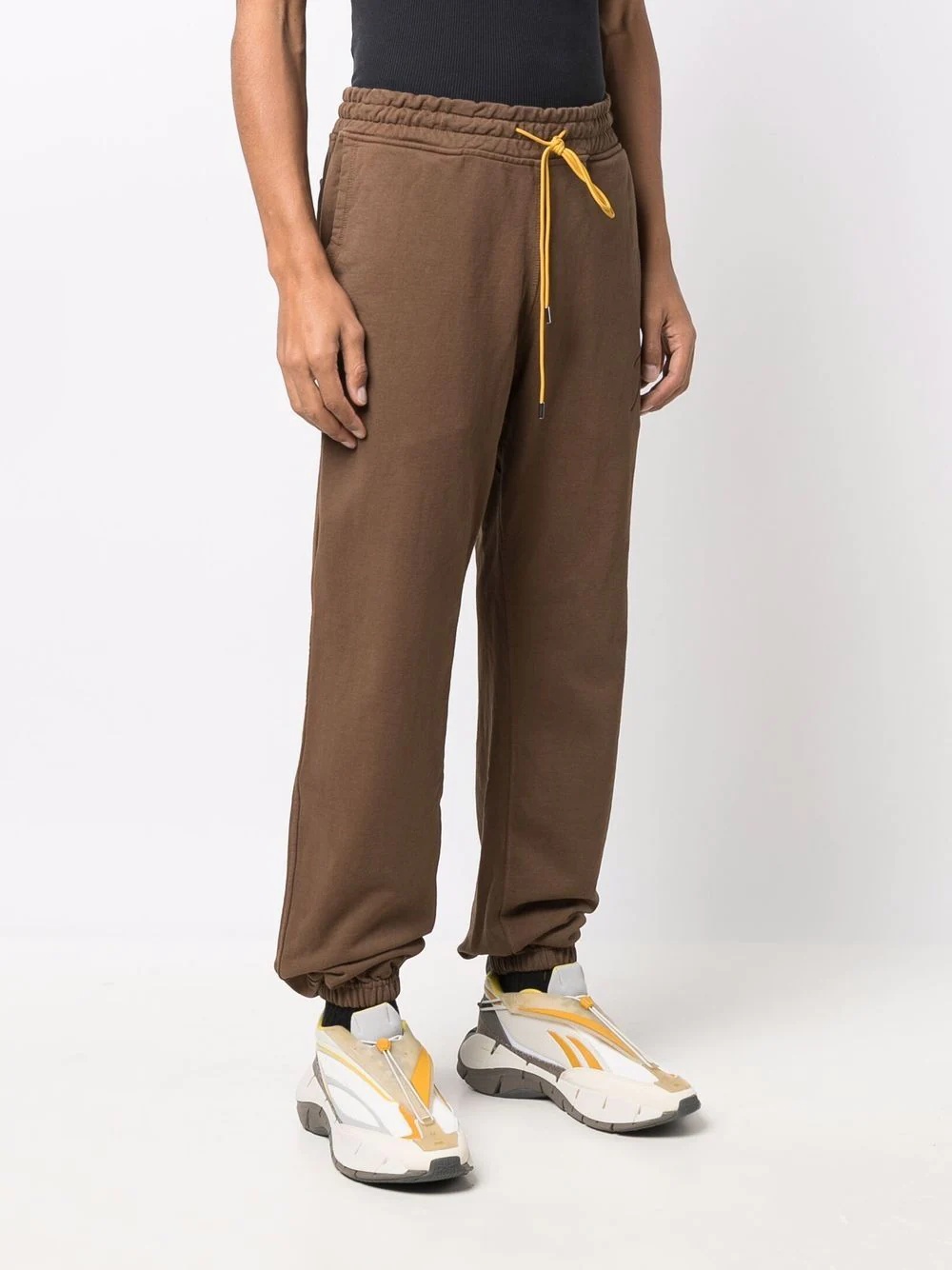 drawstring-waist track trousers - 3