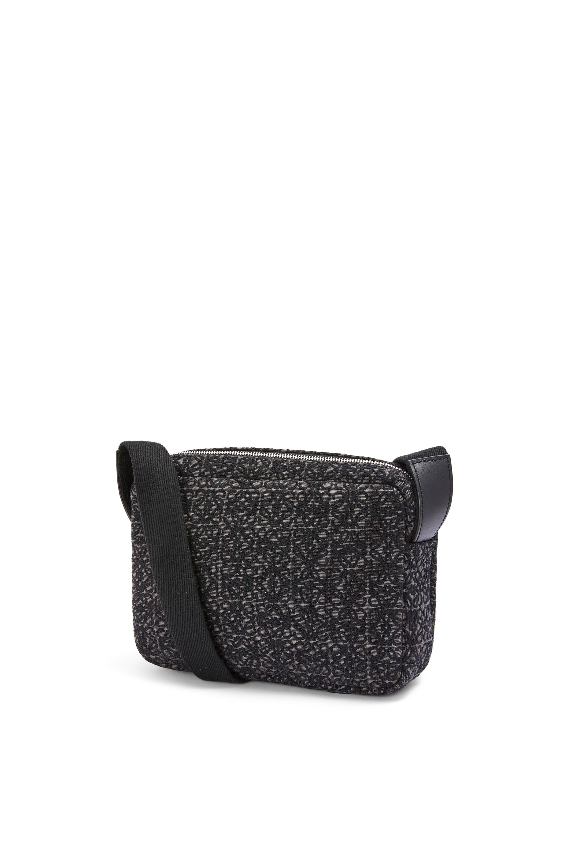 XS Military messenger bag in Anagram jacquard and calfskin - 3
