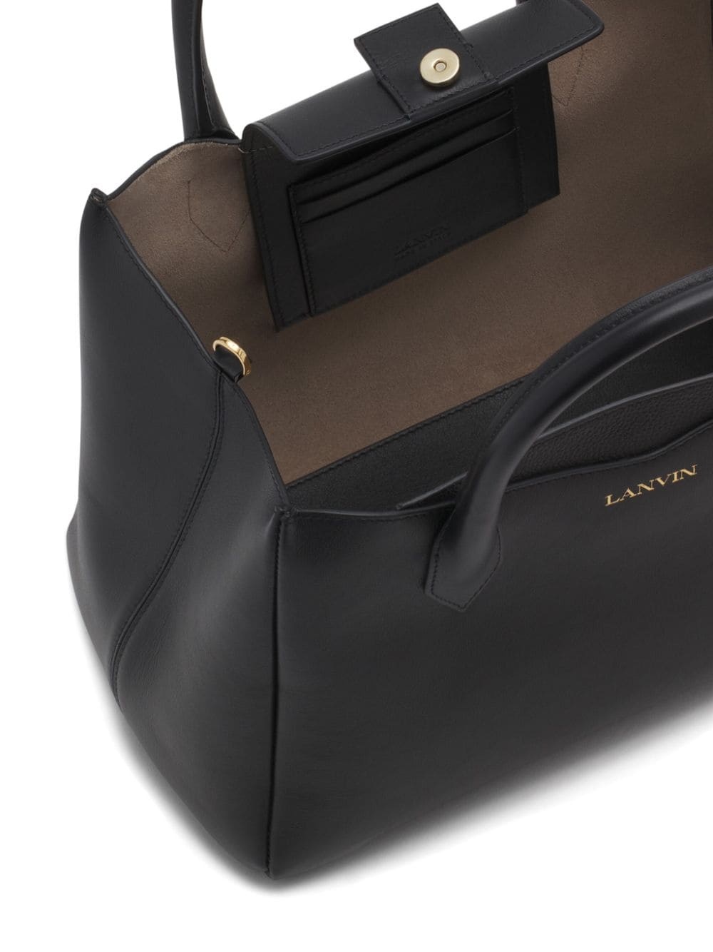 logo-stamp tote bag - 5