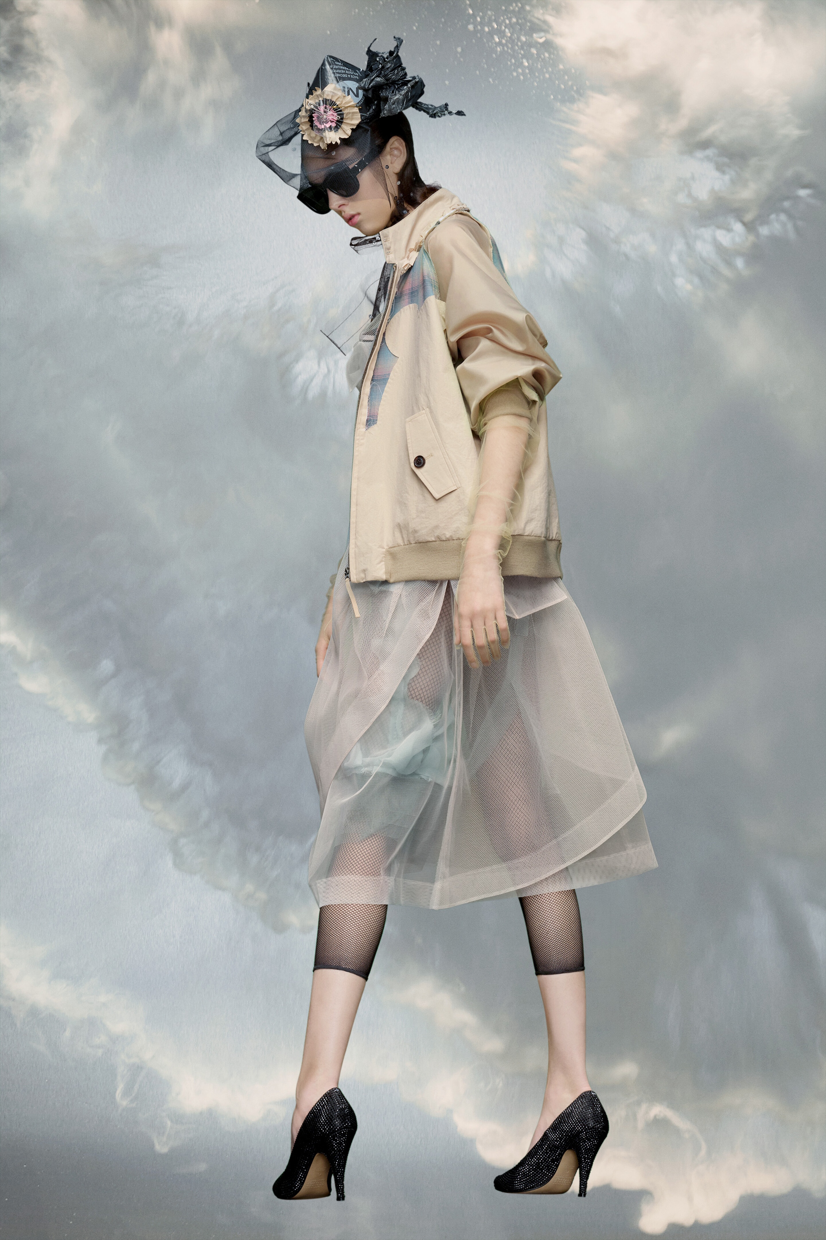 Maison Margiela Pendleton yoke bomber jacket