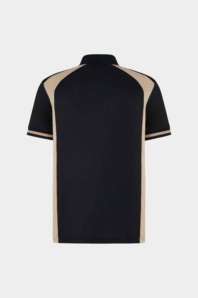 BOGNER Bernhard Polo shirt in Black/Beige outlook