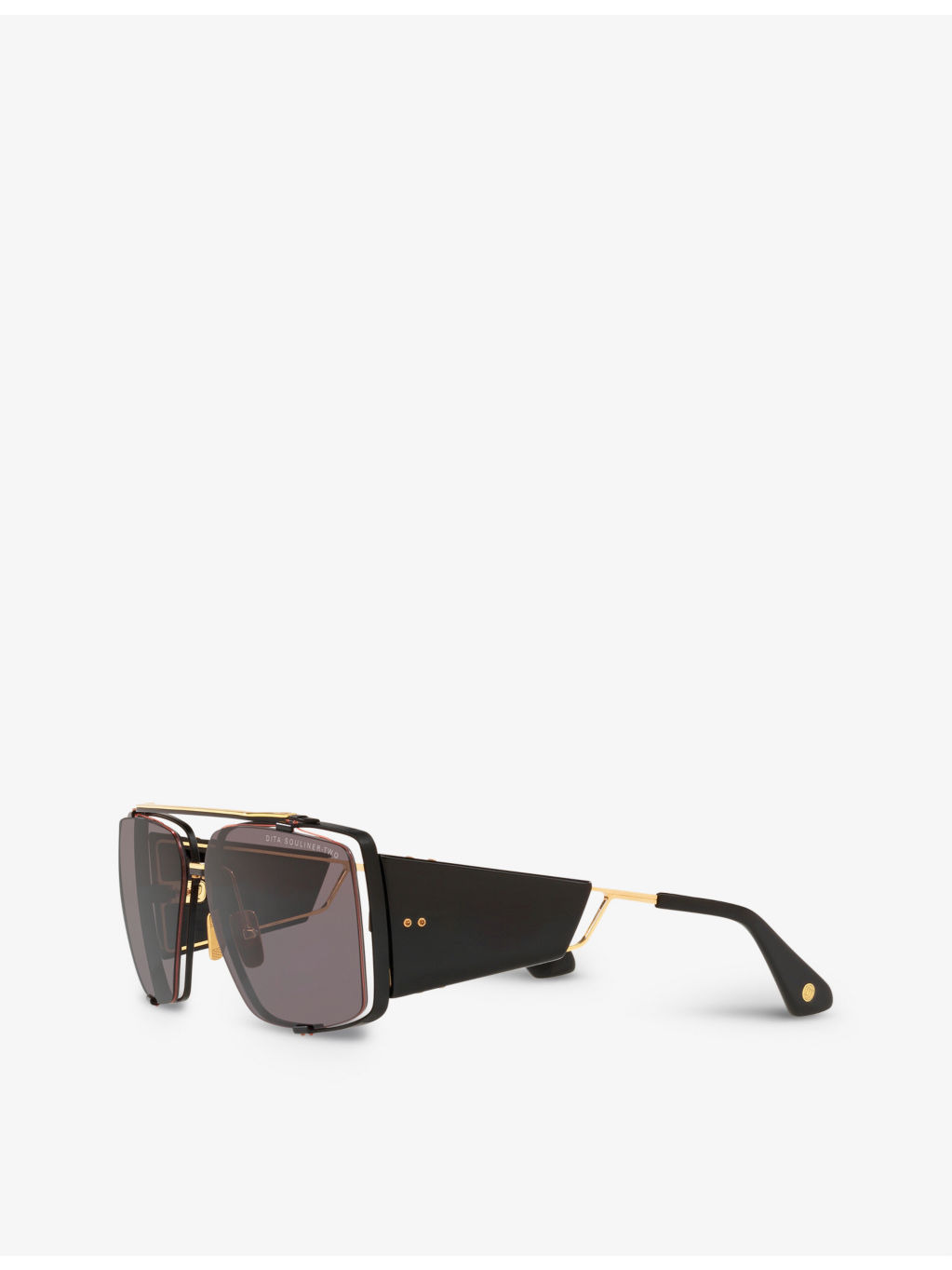 DTS136-64-01-Z Souliner-Two square-frame titanium and acetate sunglasses - 3