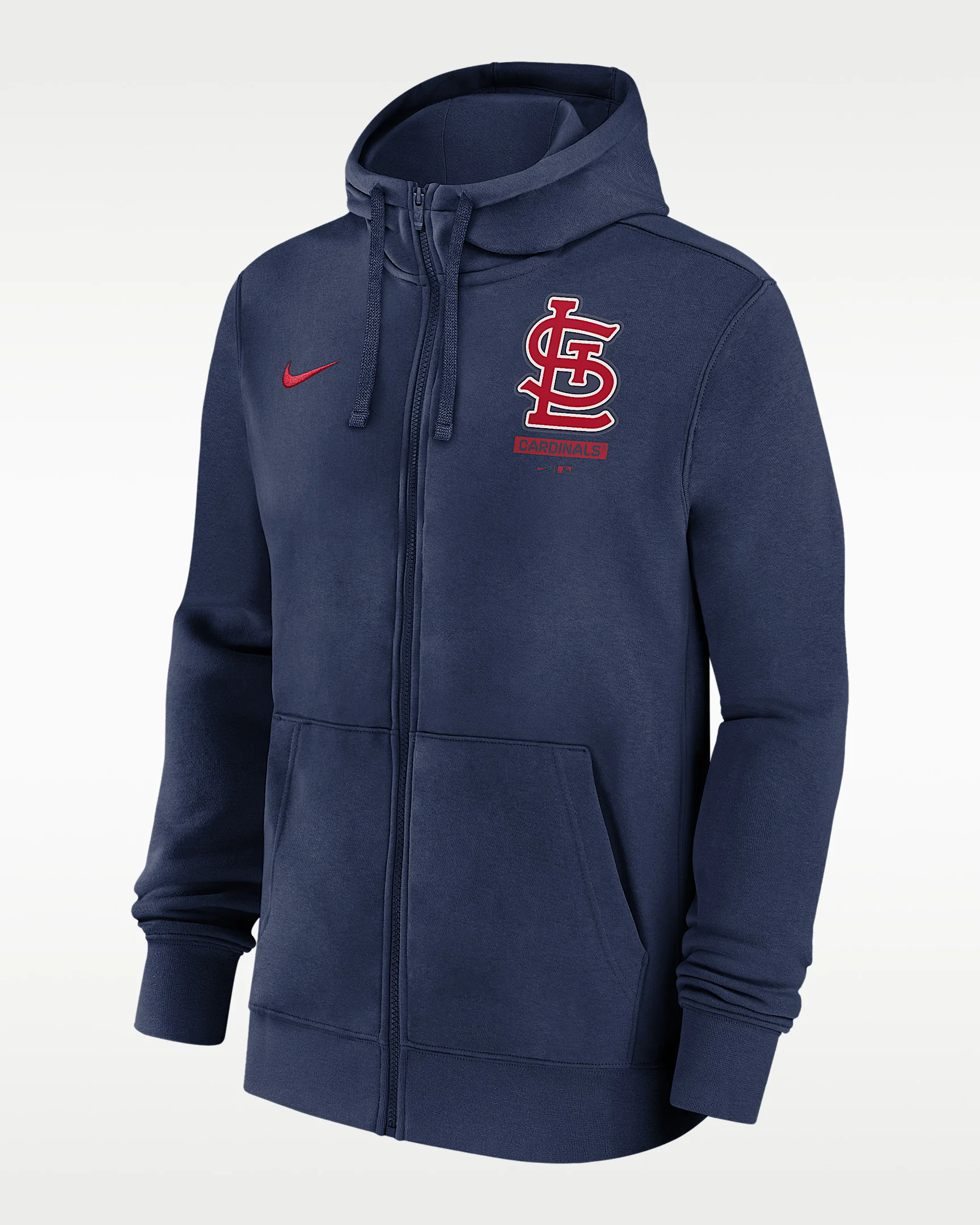 St. Louis Cardinals Lockup Men's Nike MLB Full-Zip Hoodie - 1