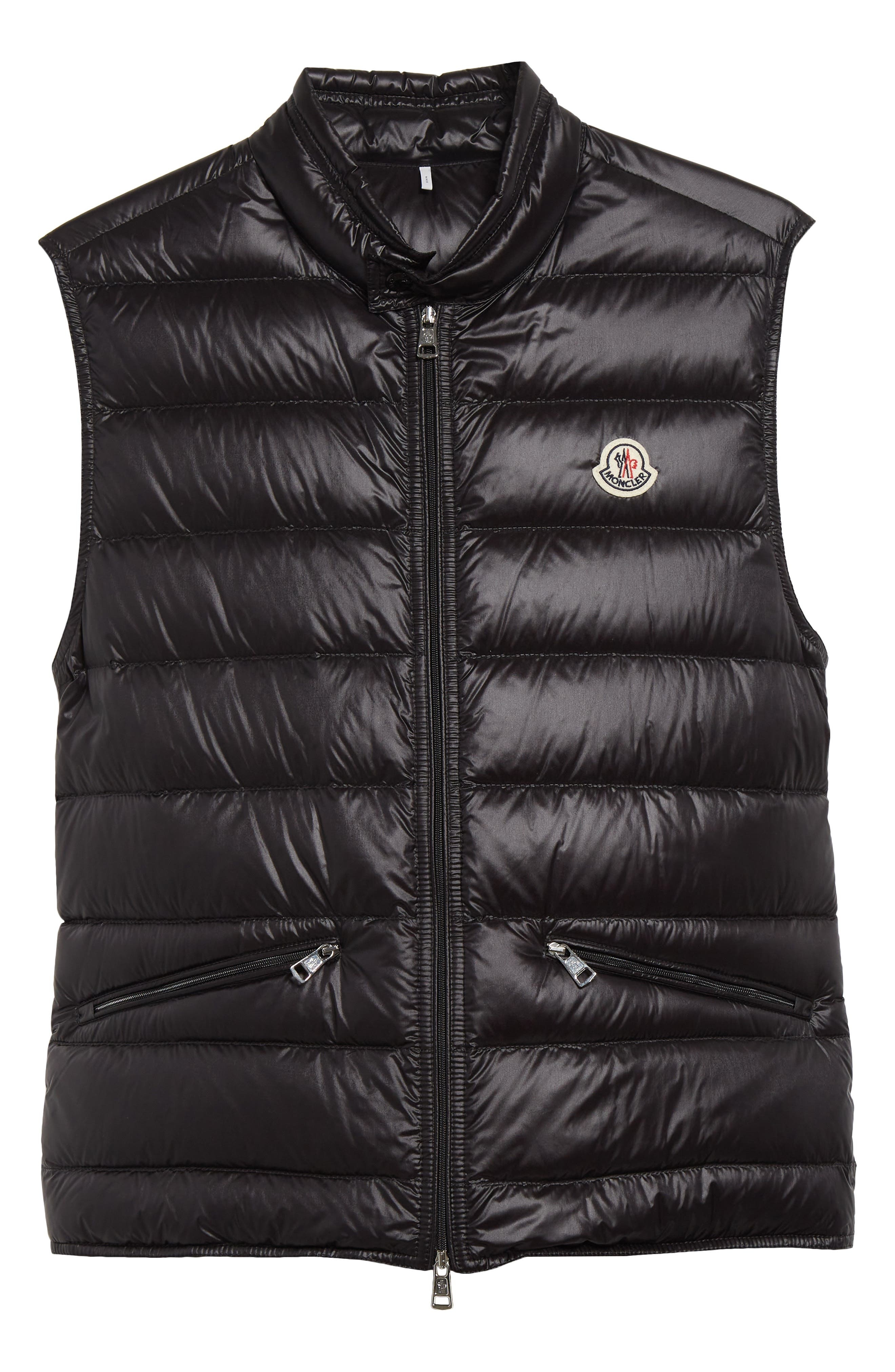 Moncler Gui Down Puffer Vest in Black/Black at Nordstrom - 6