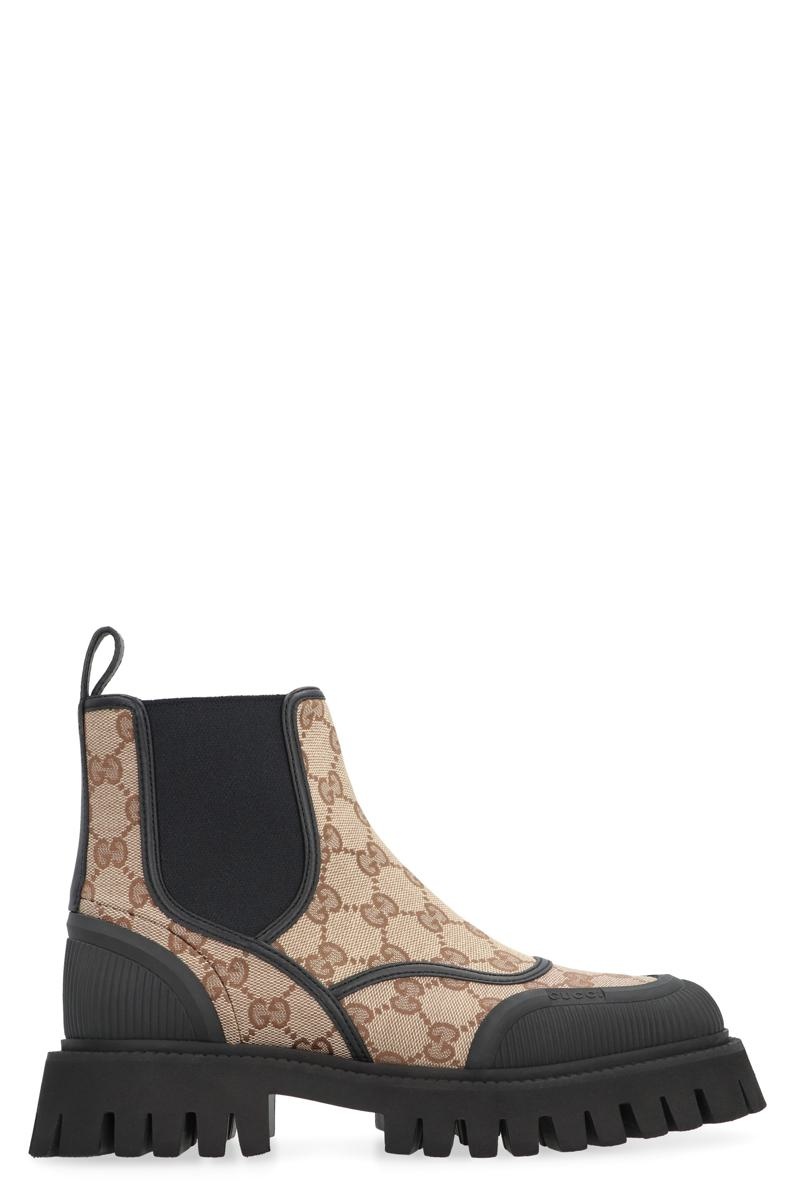 GUCCI FABRIC ANKLE BOOTS - 1