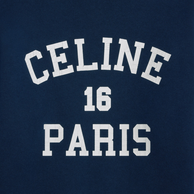 celine paris 16 sweatshirt in cotton fleece 4