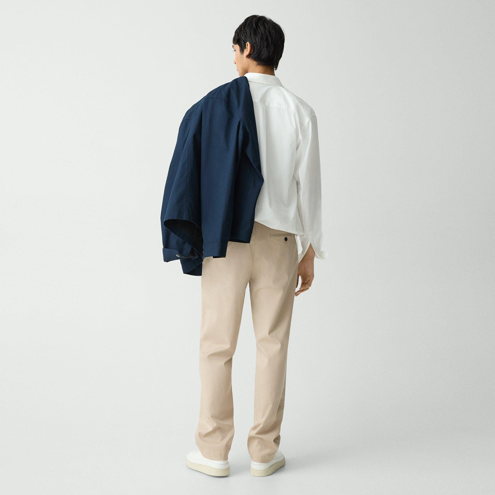 Straight Pant in Cotton-Blend Twill - 4