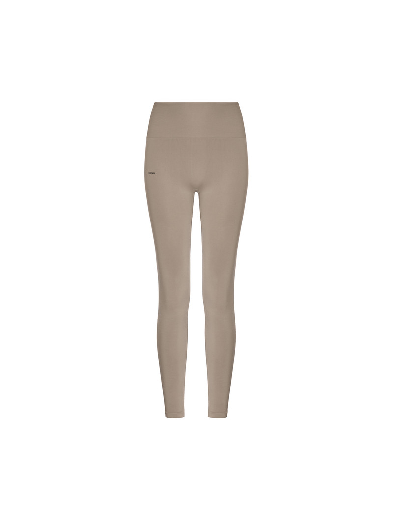 Women's Plant-Stretch Compressive Leggings - Taupe 1